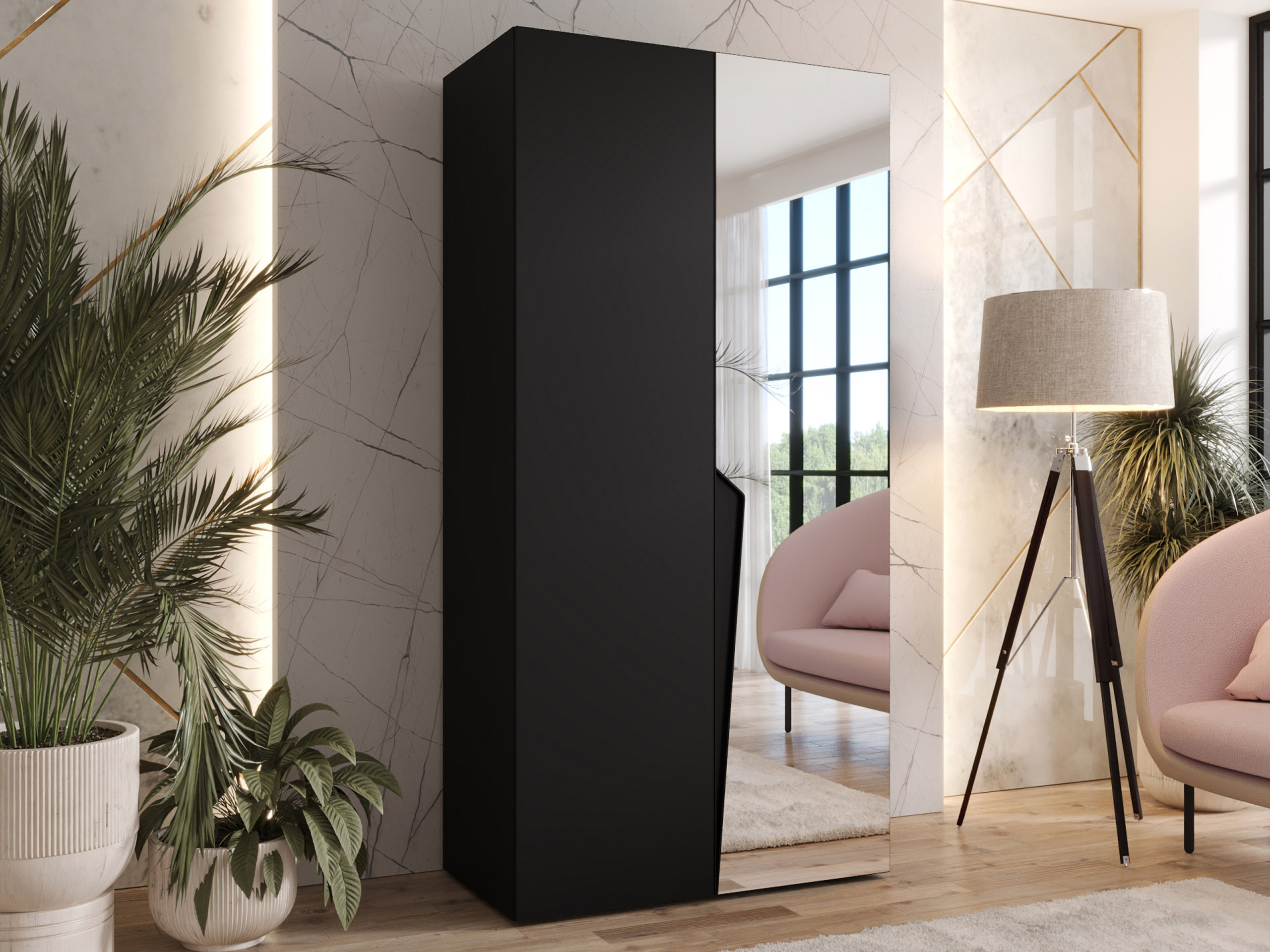 Dulap Hartford 608 (Negru)