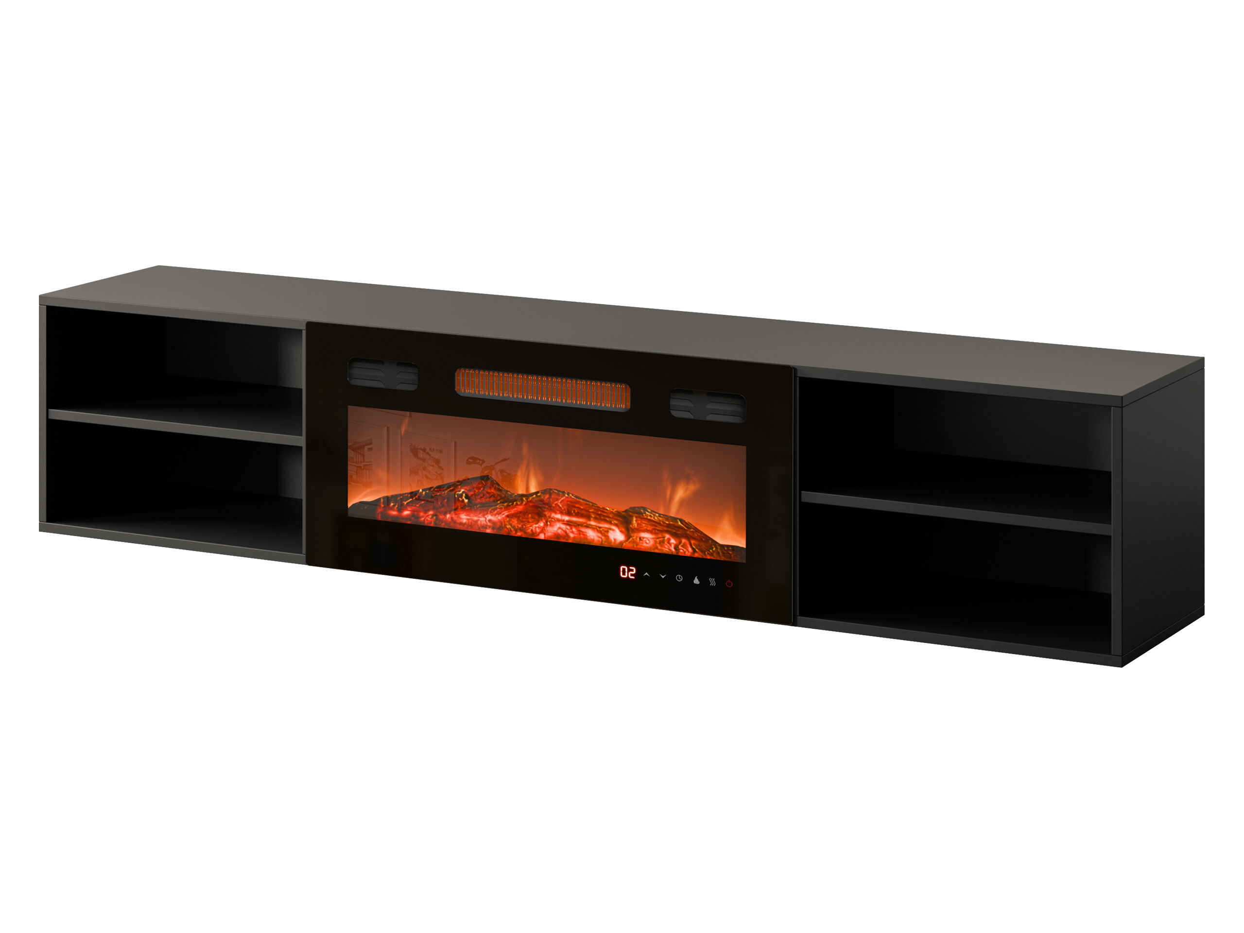 Comodă TV Charlotte 190 (Negru)