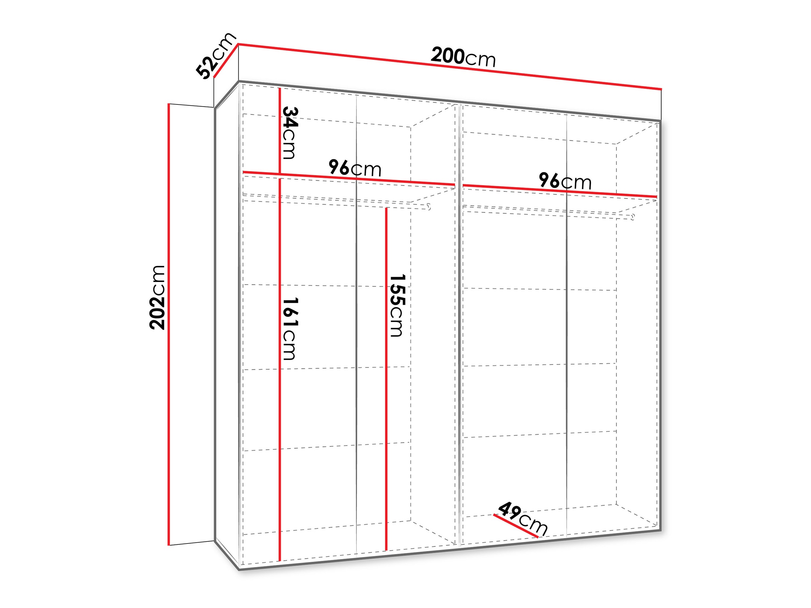 Dulap Hartford 610 (Cașmir)