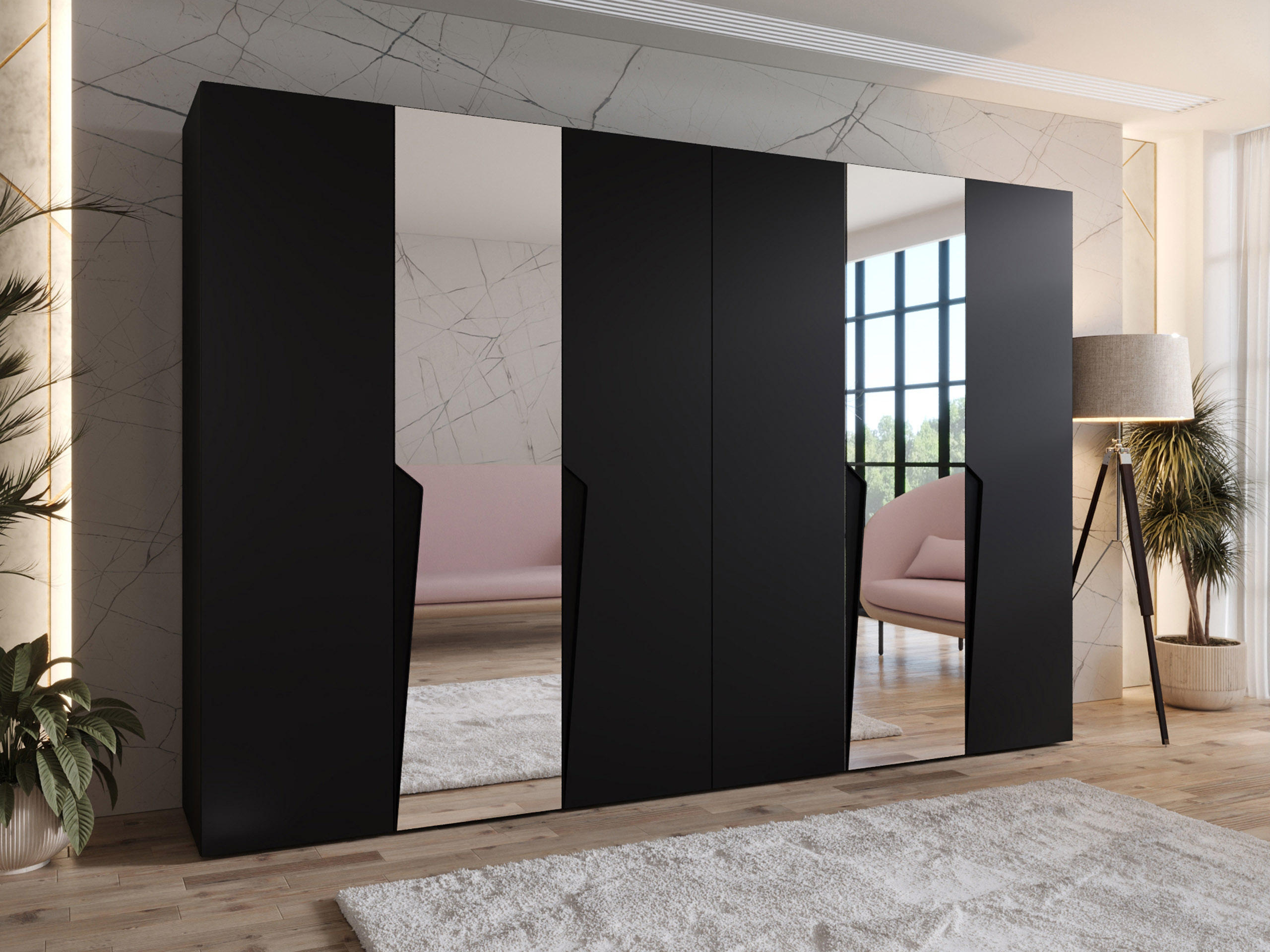 Dulap Hartford 612 (Negru)