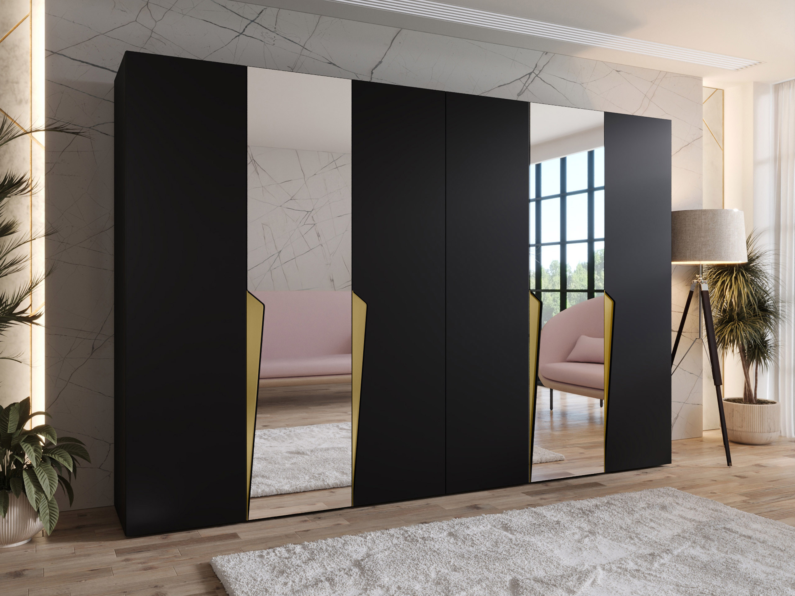 Dulap Hartford 612 (Negru)