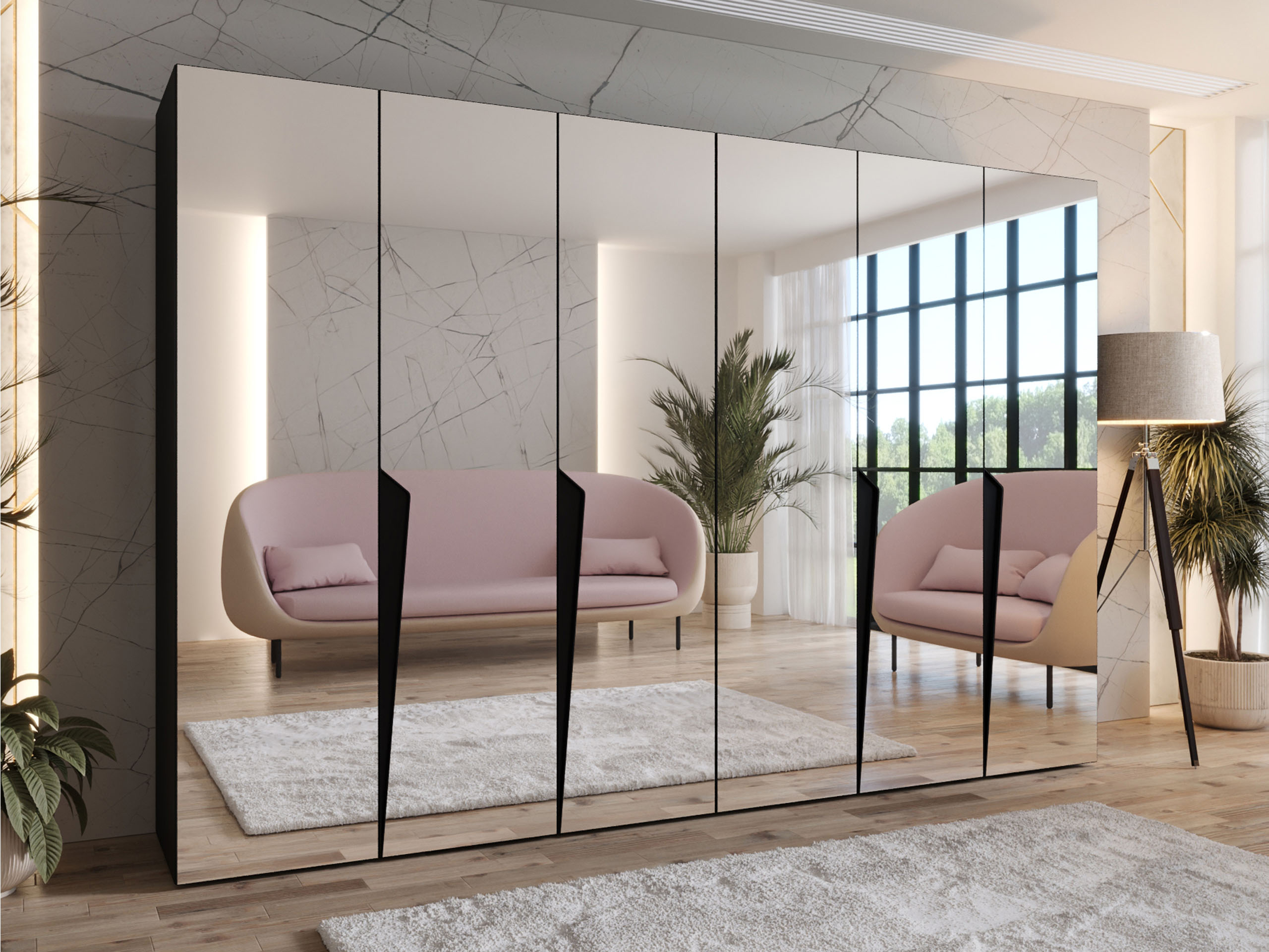 Dulap Hartford 617 (Negru)