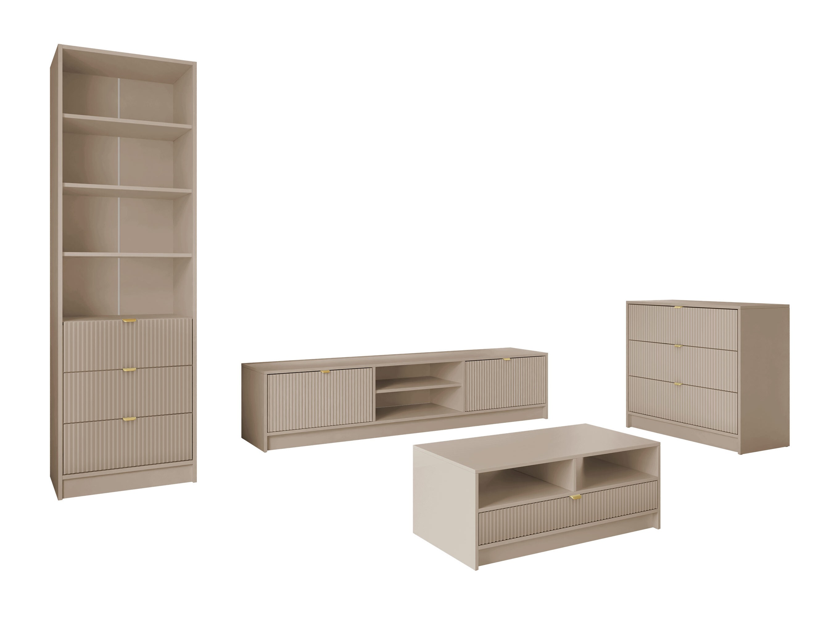 Set de living Comfivo Papilio VII (Bej)