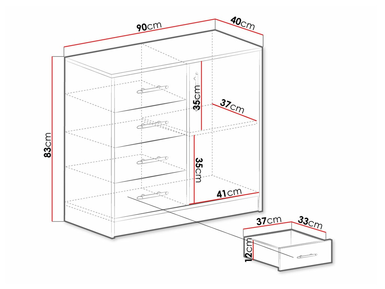 Comodă SR11478 cu ambalaj deteriorat