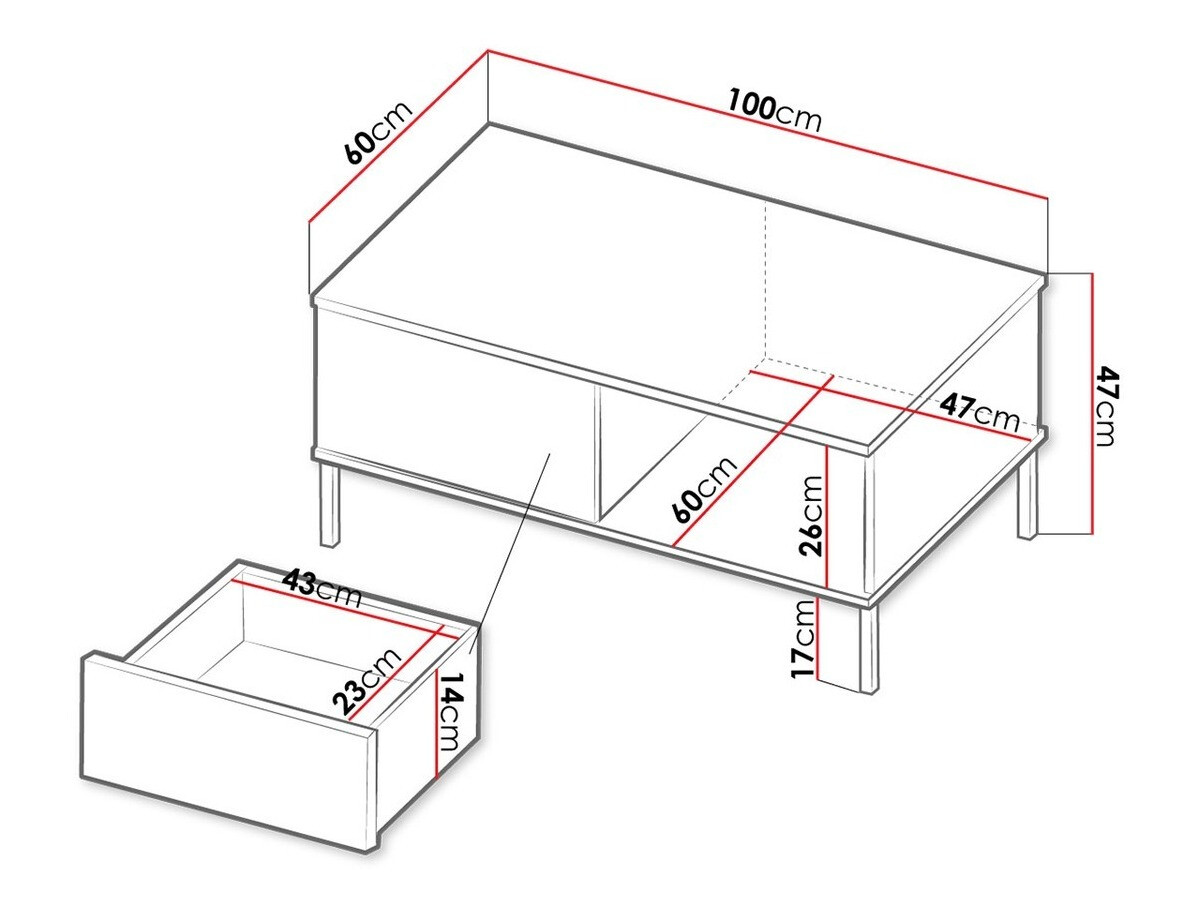 Măsuță de cafea SR11476