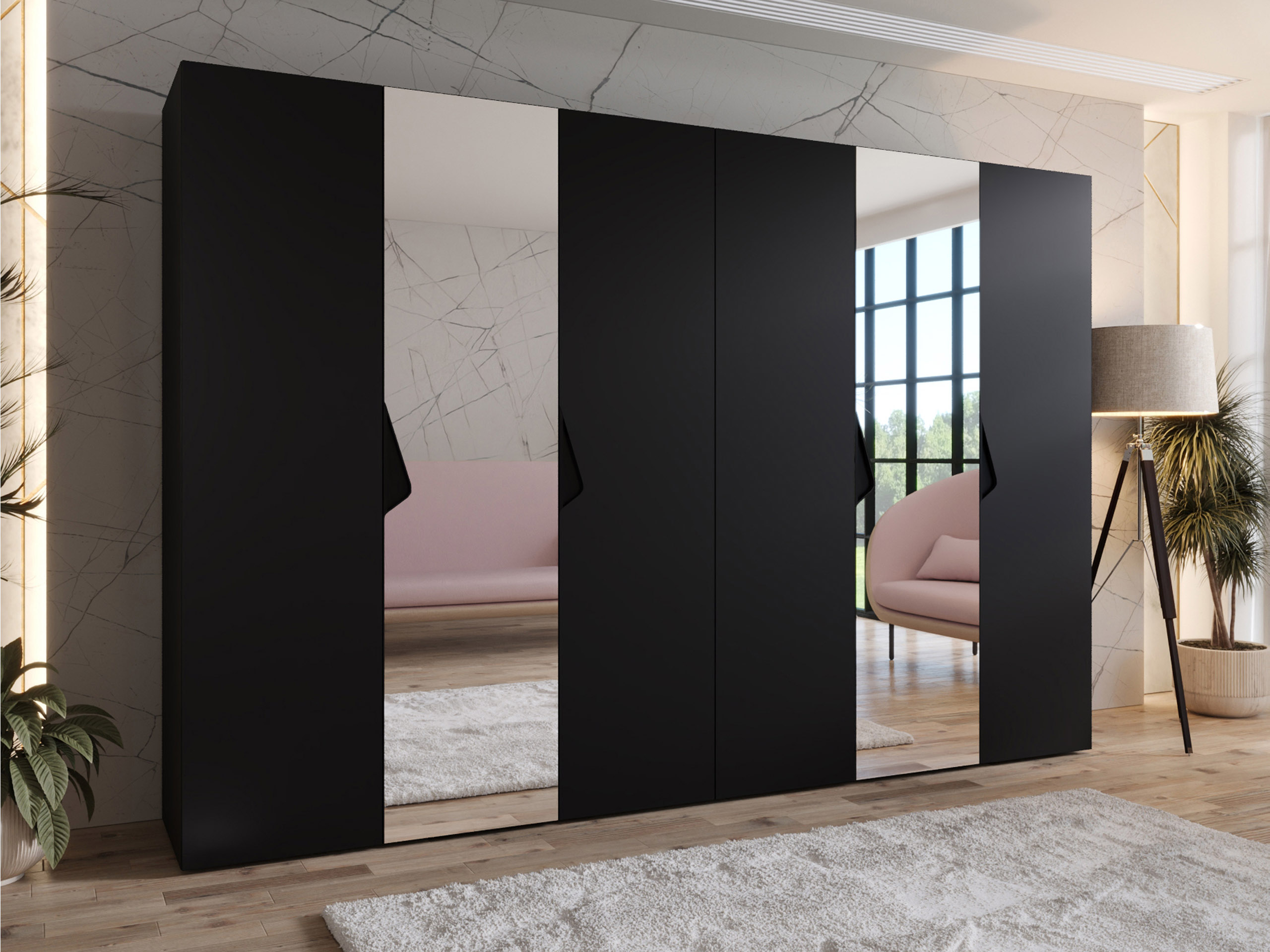 Dulap Hartford 627 (Negru)
