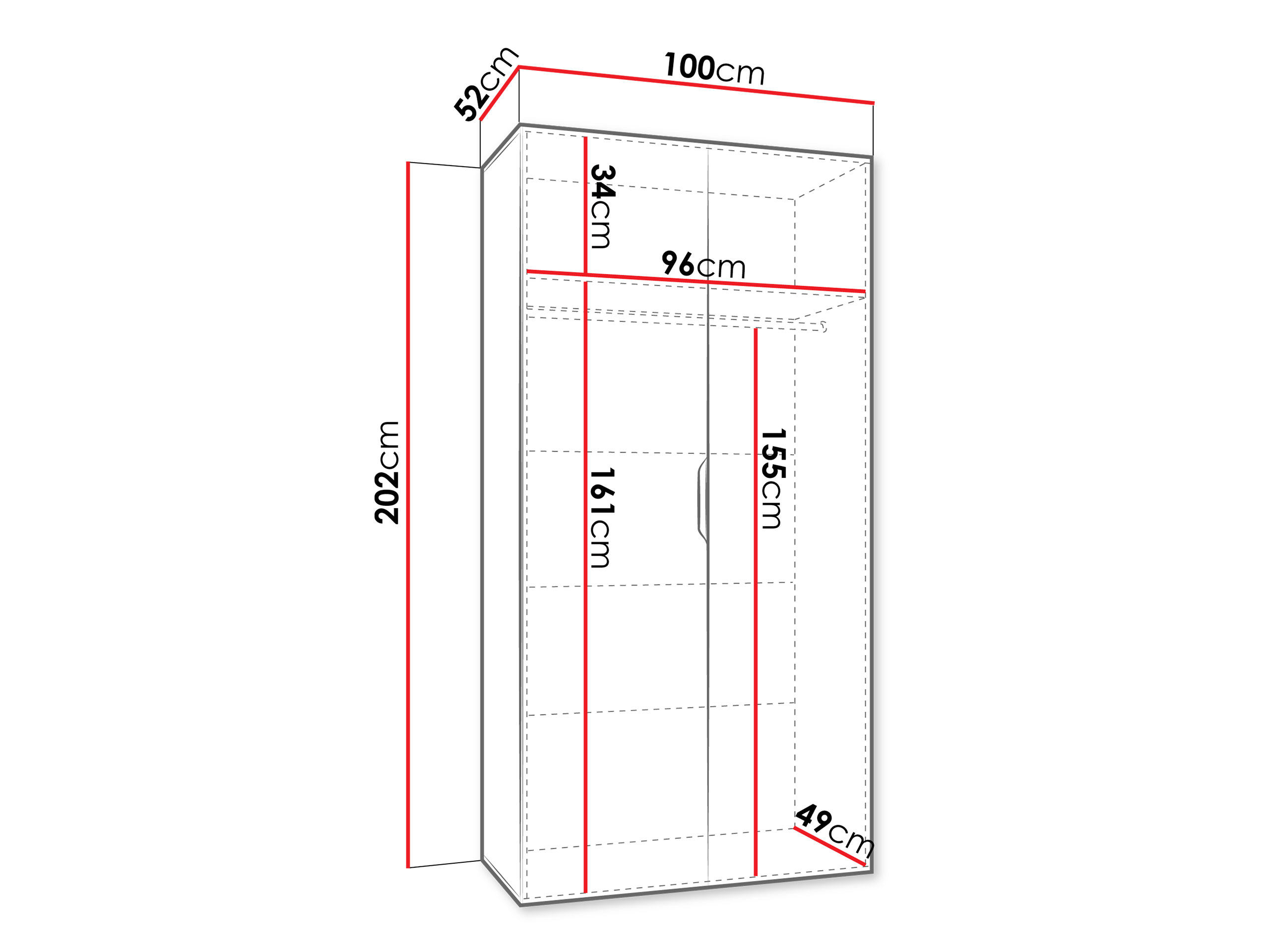 Dulap Hartford 628 (Cașmir)