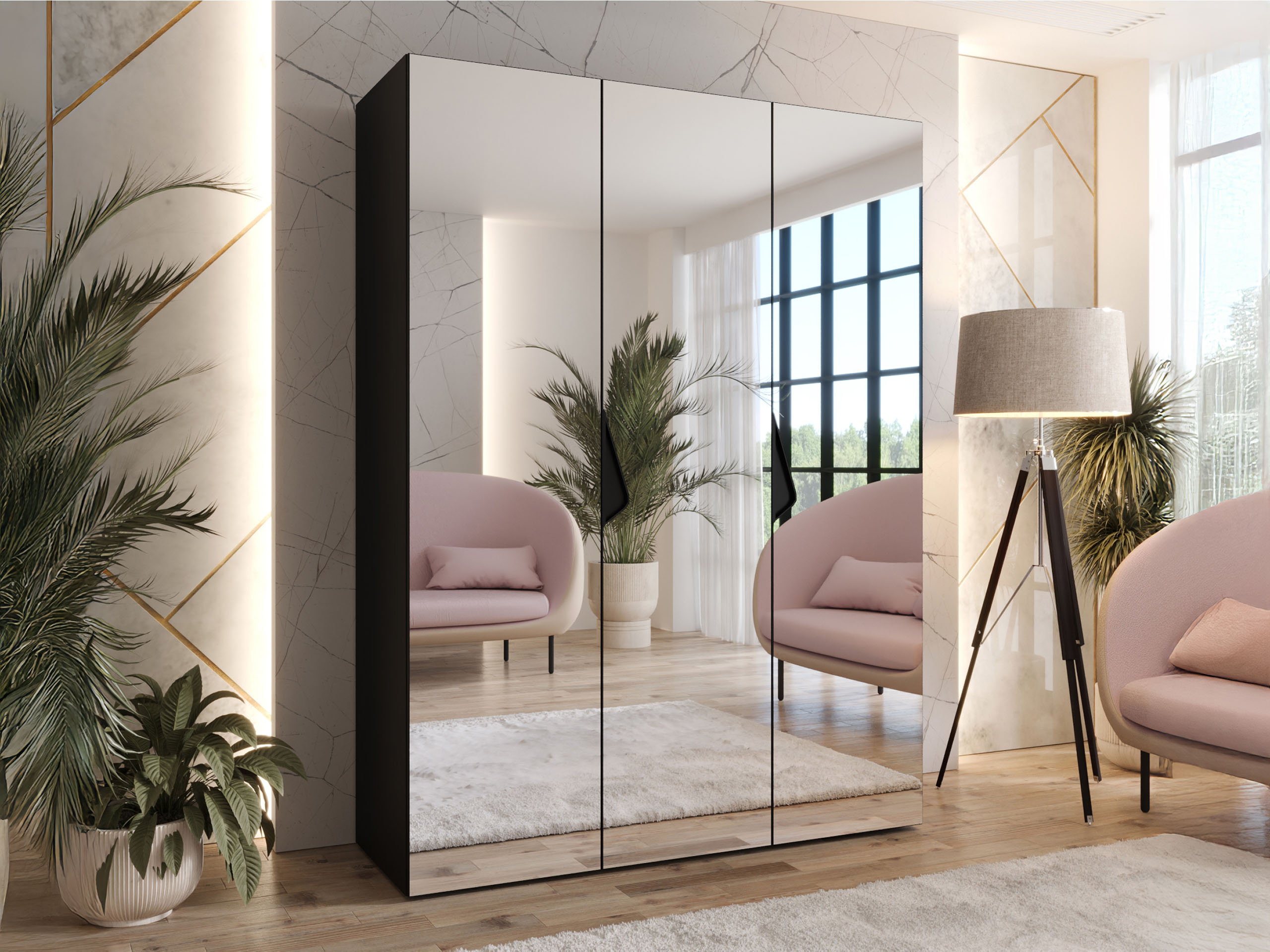 Dulap Hartford 629 (Negru)