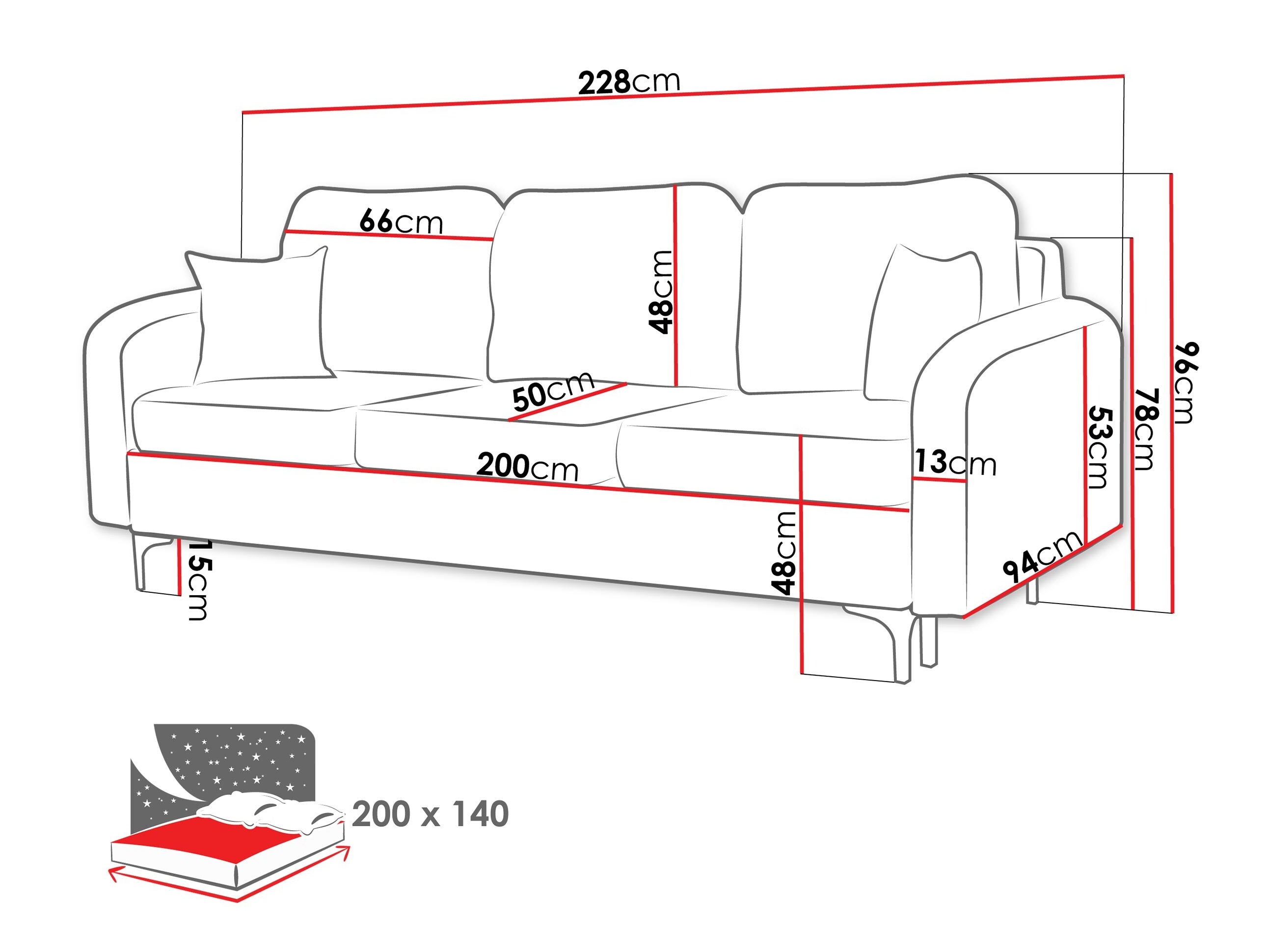 Canapea extensibilă Torlua 102 (Manila 16)
