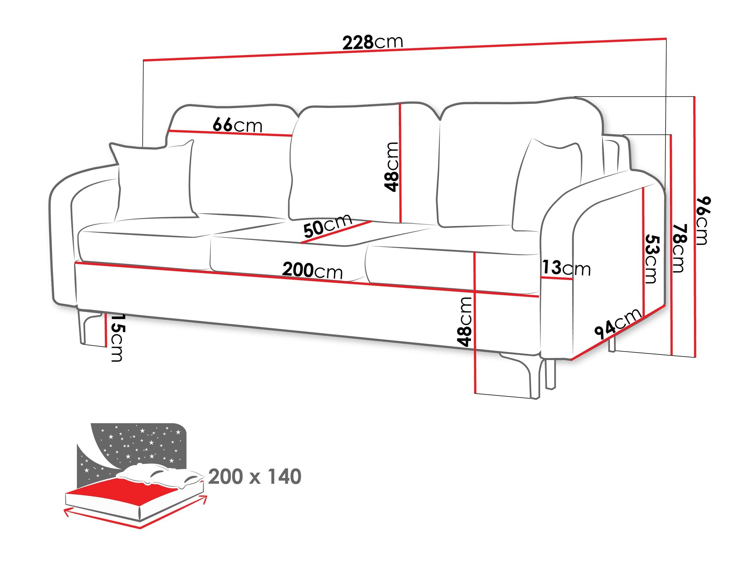 Canapea extensibilă Torlua 102 (Manila 19)