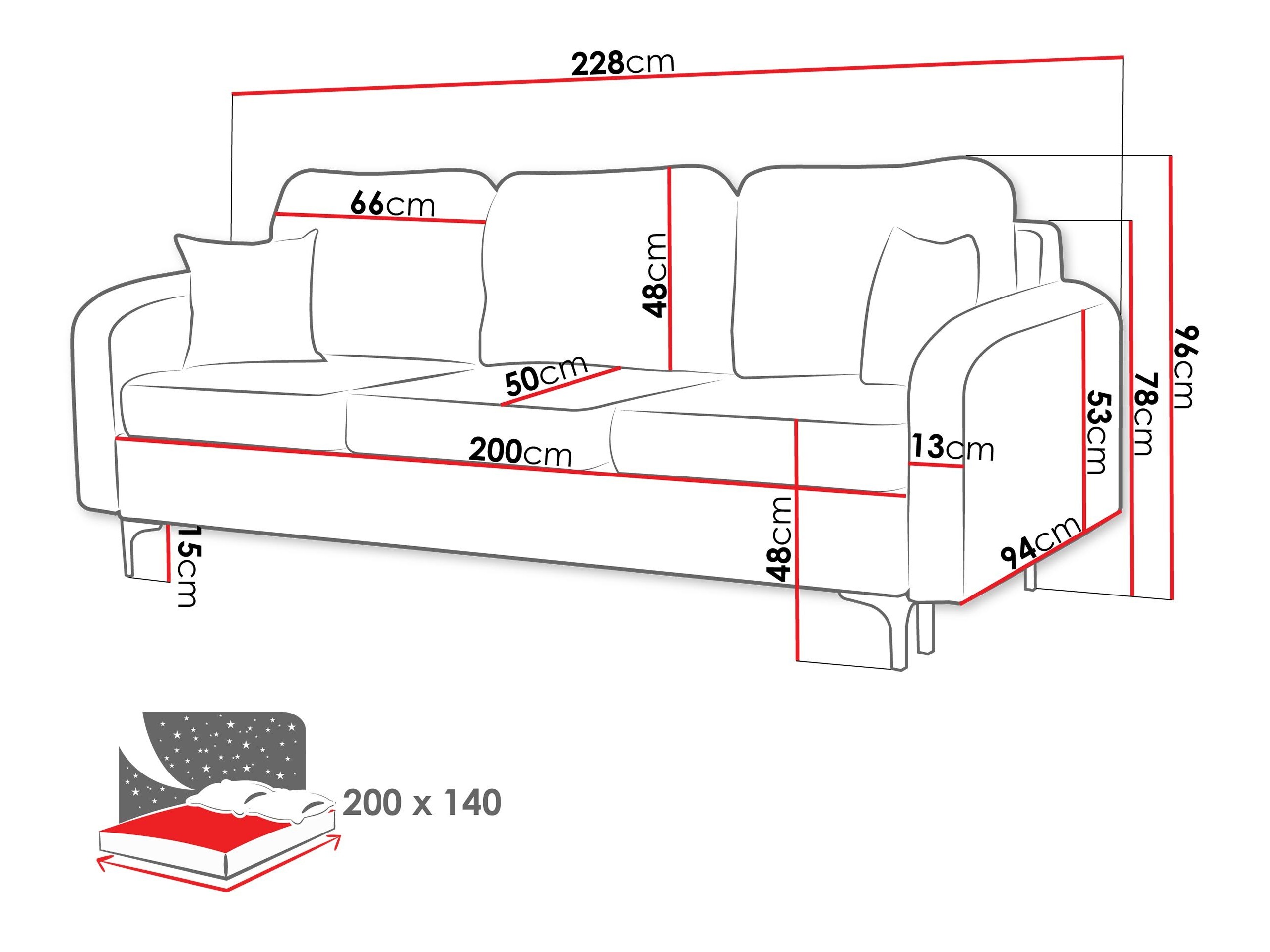 Canapea extensibilă Torlua 102 (Manila 35)