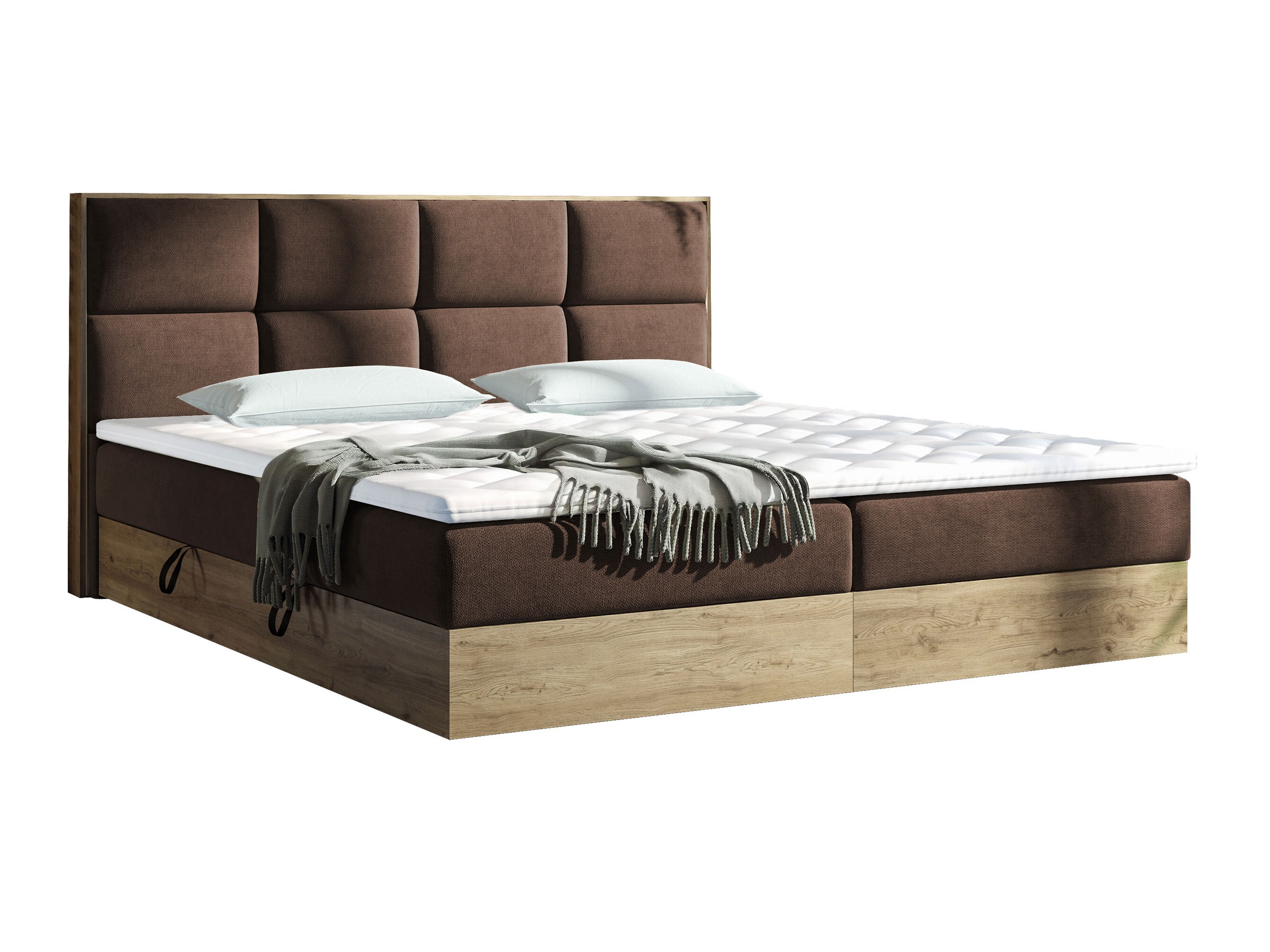 Pat boxspring ComfiDream Miraena (Stejar auriu + Soro 28)