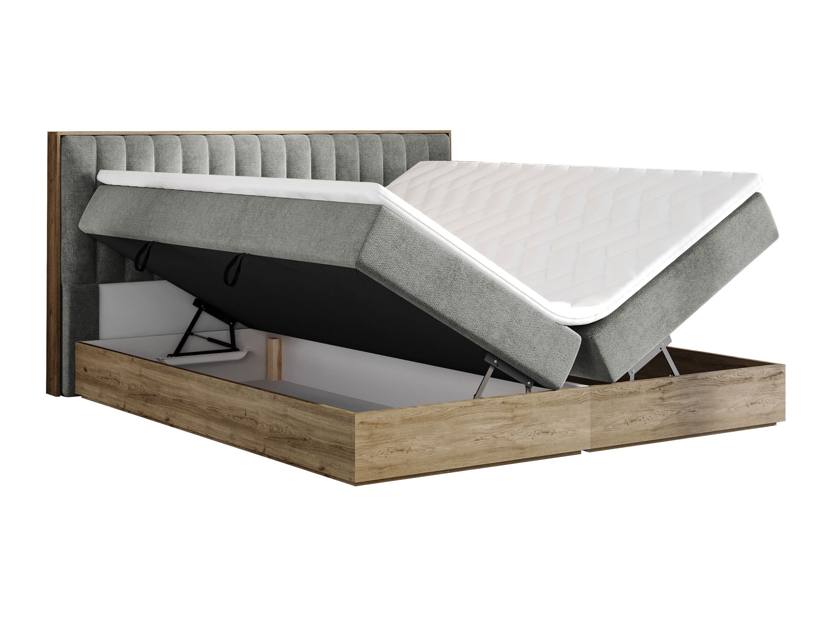 Pat boxspring ComfiDream Odelra (Stejar auriu + Soro 24)