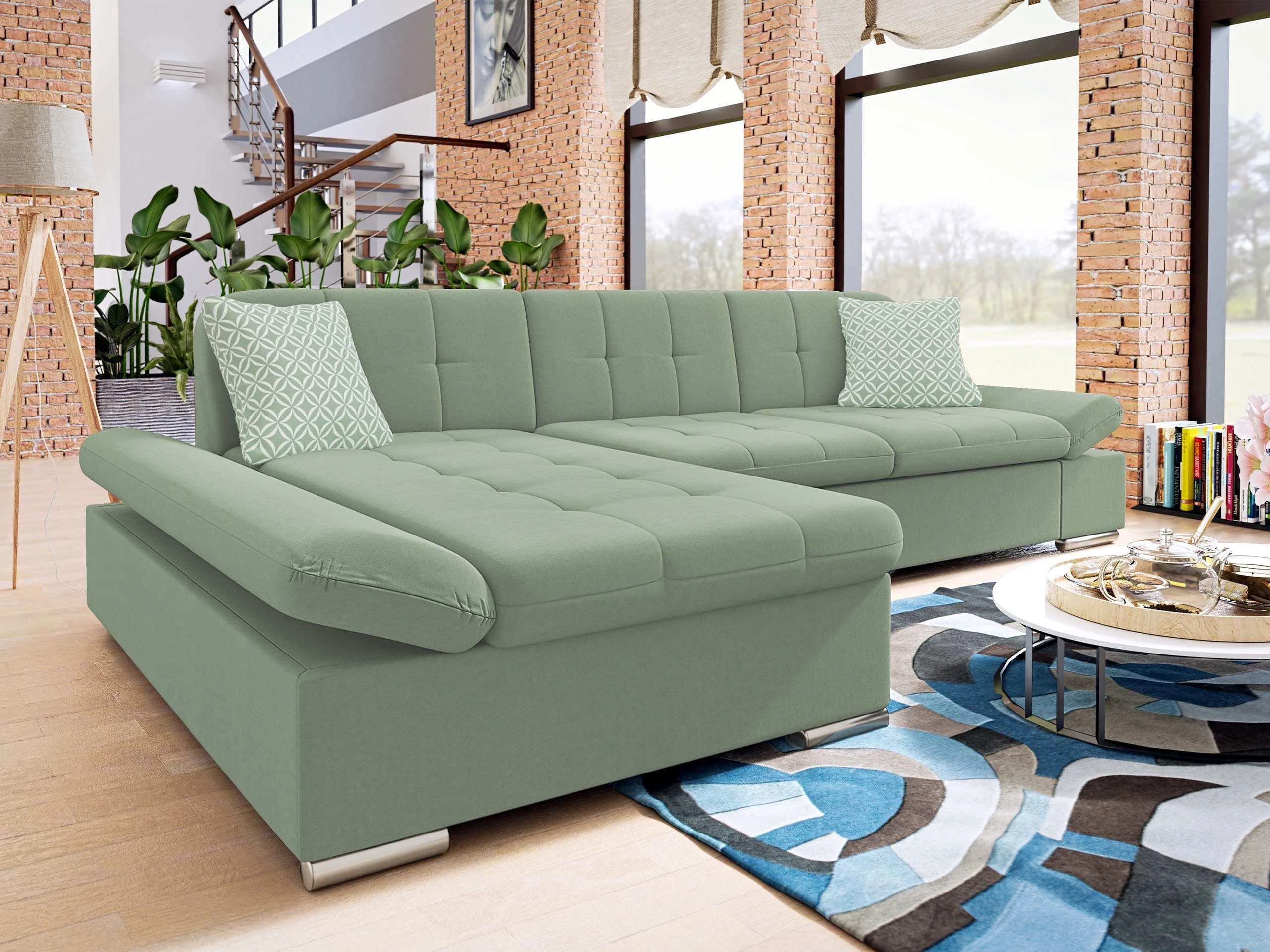Colțar Comfivo Sanitas I (Uttario Velvet 2954 + Evo 29)