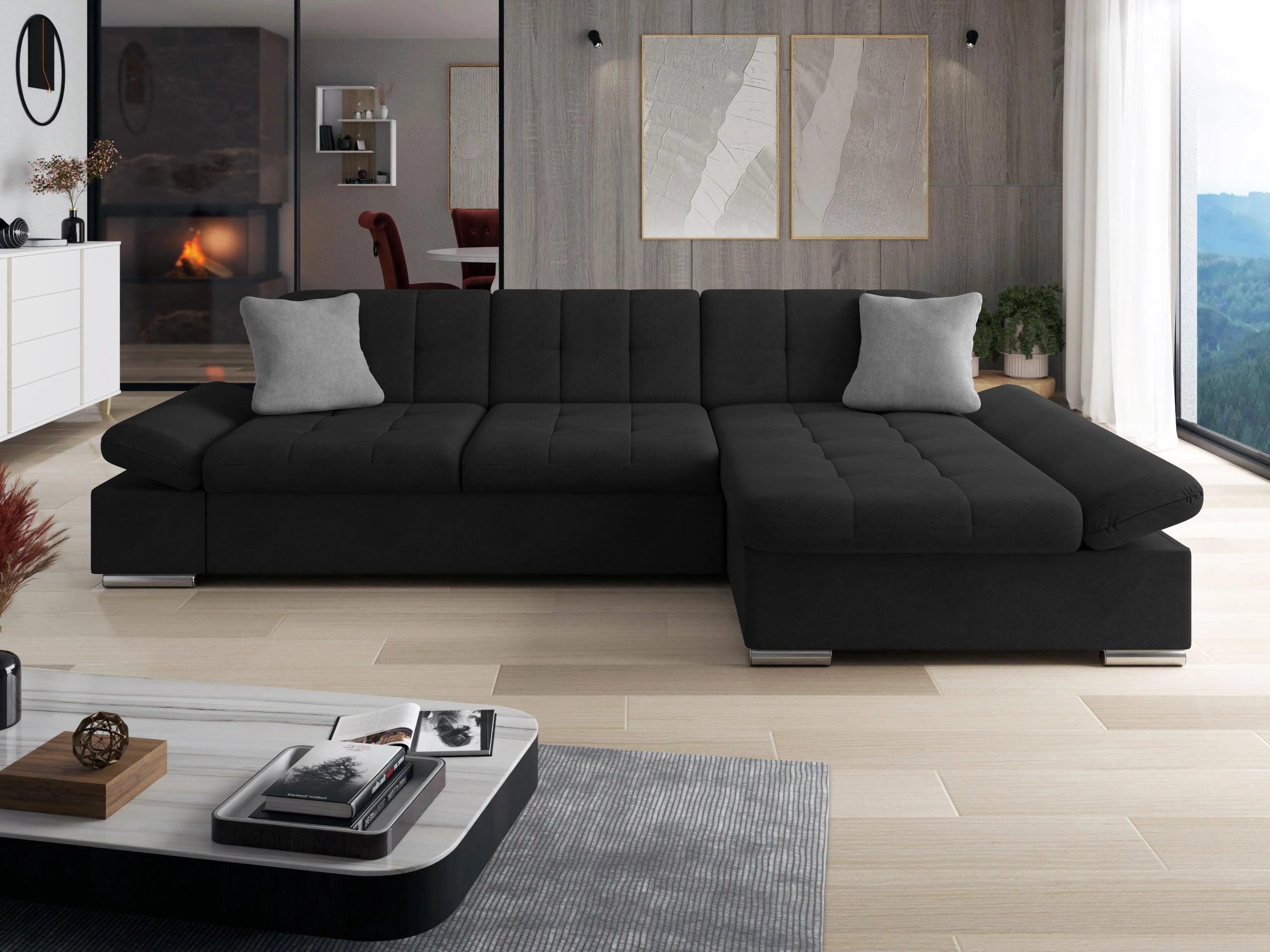 Colțar Comfivo Sanitas I (Uttario Velvet 2980 + Uttario Velvet 2972)