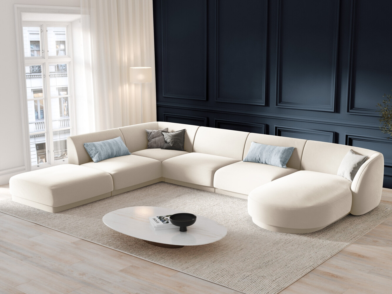 Colțar modular Tivlomi 107 (Bluvel 22)