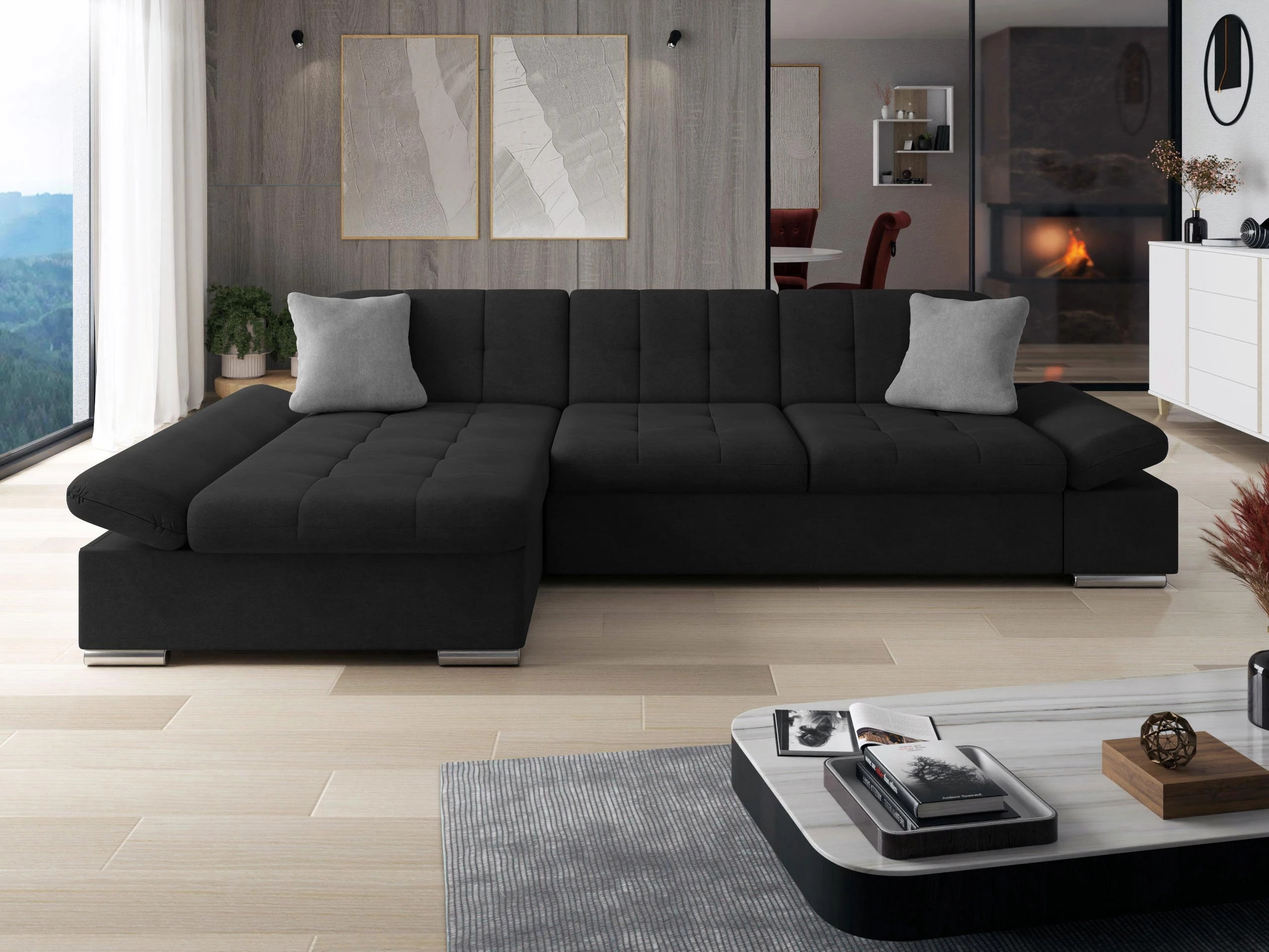 Colțar Comfivo Serenitas (Uttario Velvet 2980 + Uttario Velvet 2972)