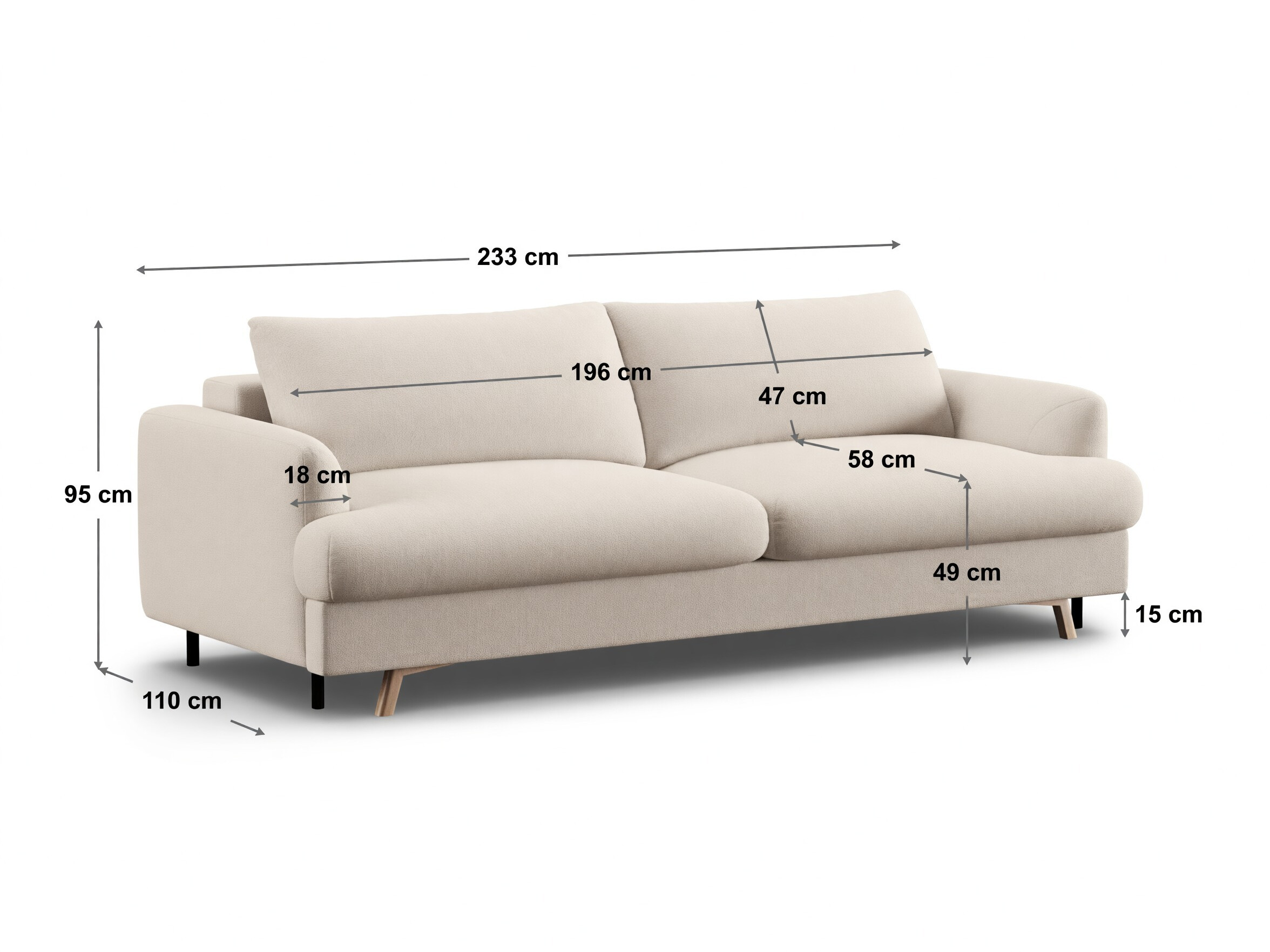 Canapea extensibilă Nolavia 110 (Salvador 17)