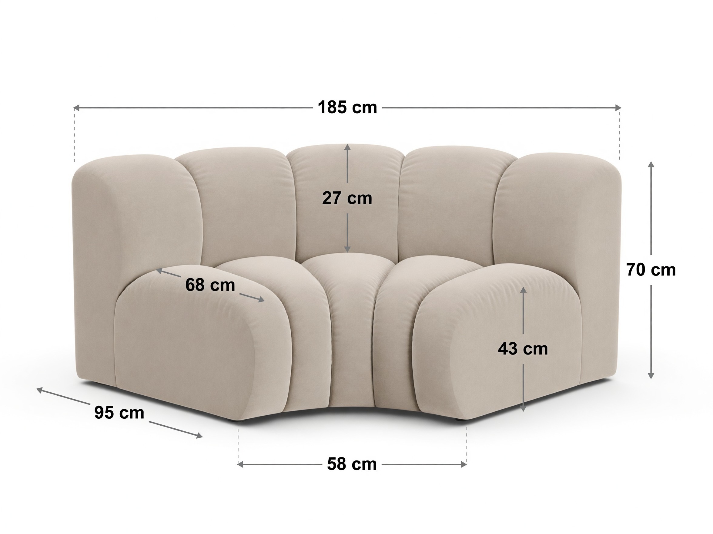 Sistem modular de șezut Cirleve 118 (Eden 18)