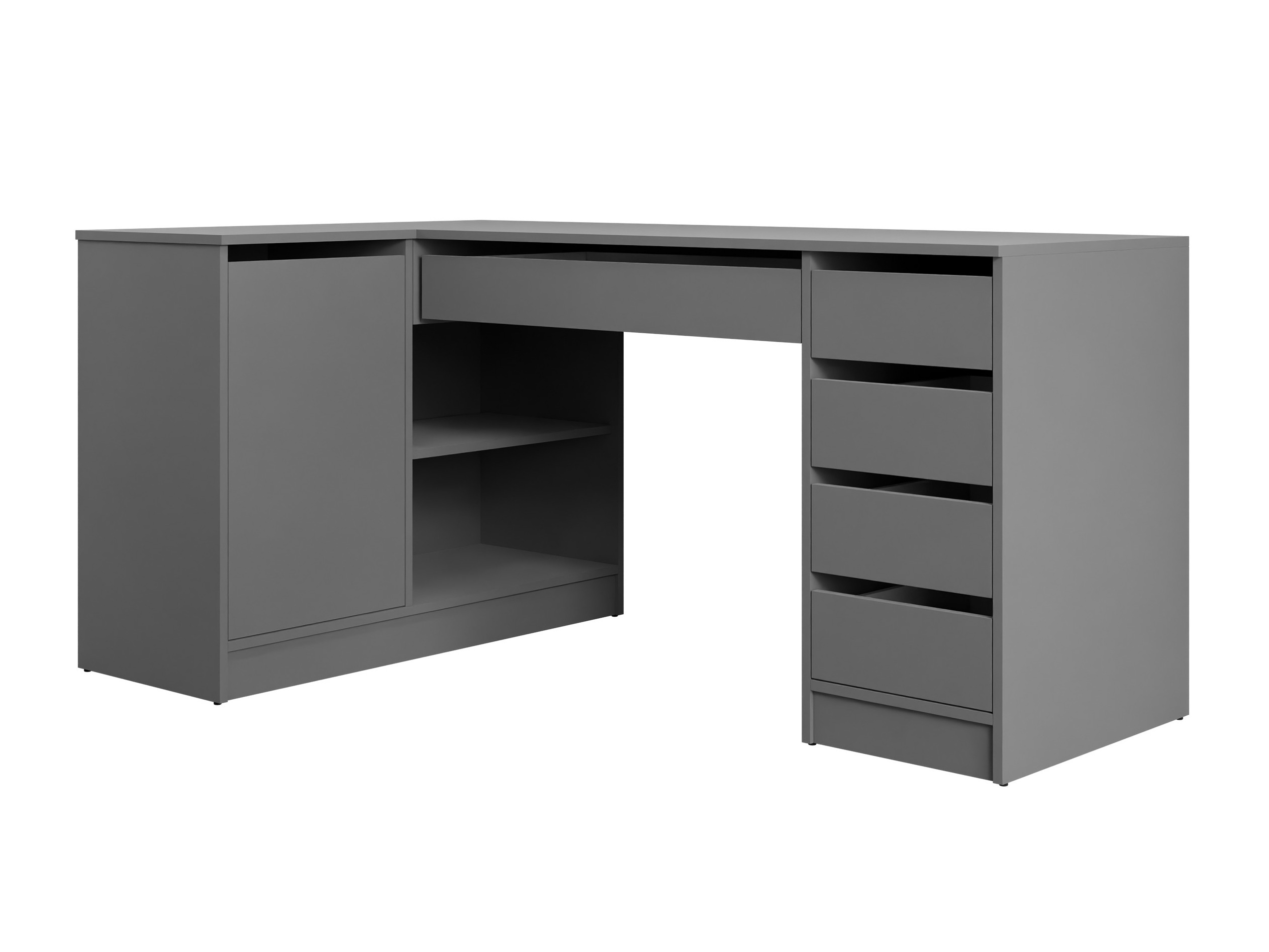 Birou de colt Comfivo Terros III (Antracit)