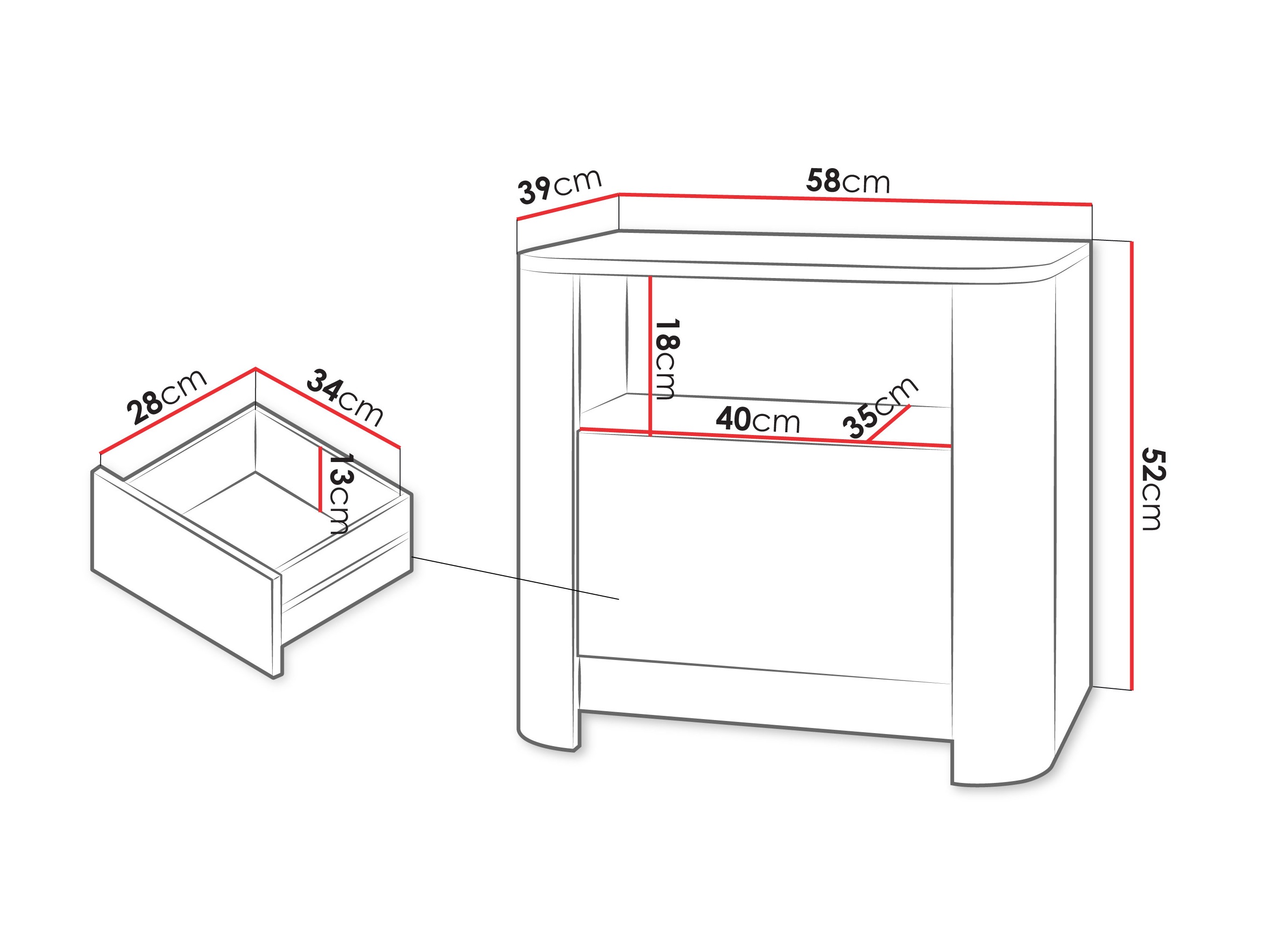 Noptieră Somore 104
