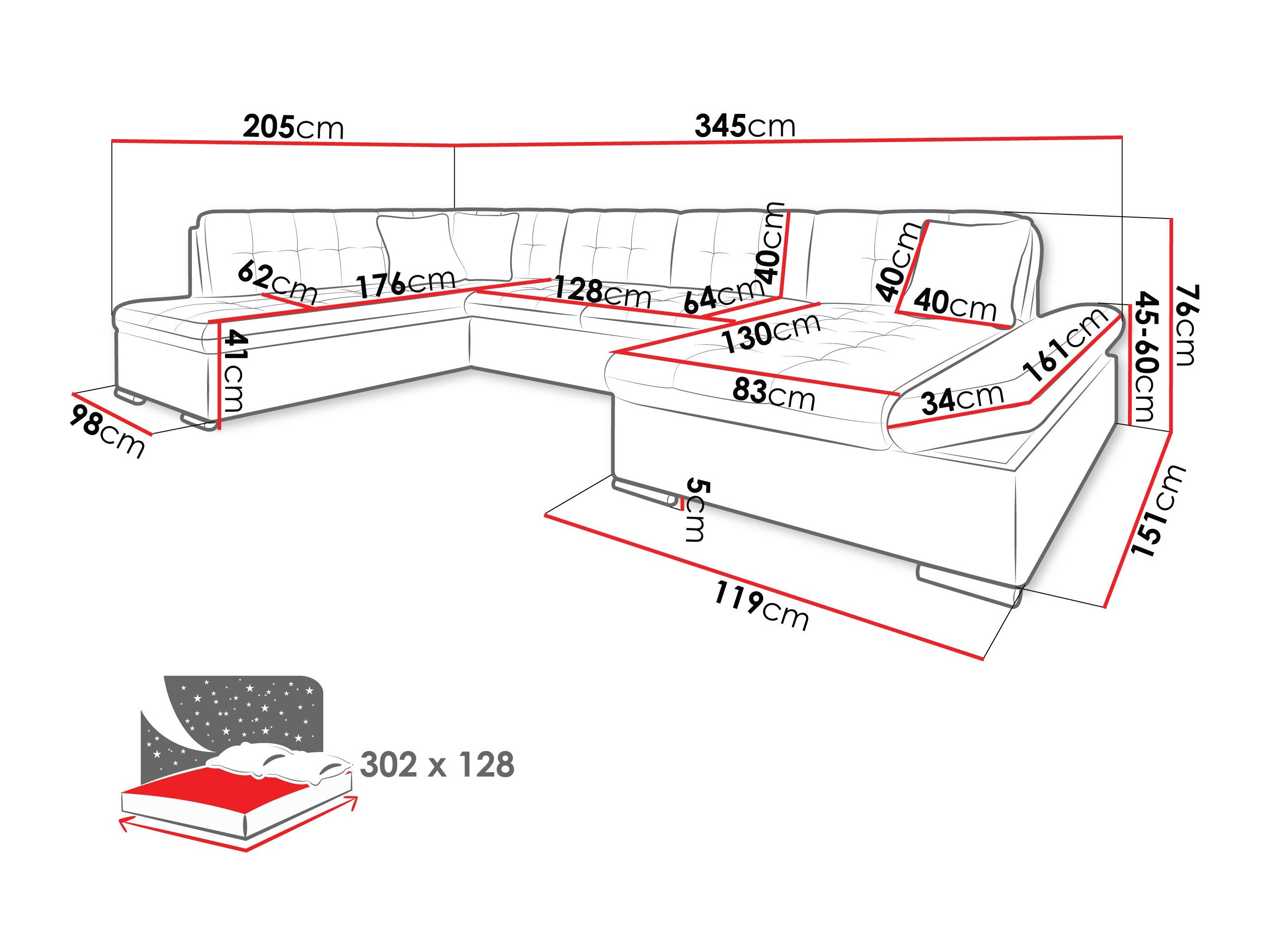 Colțar Comfivo Tilia I (Margo 227.09)