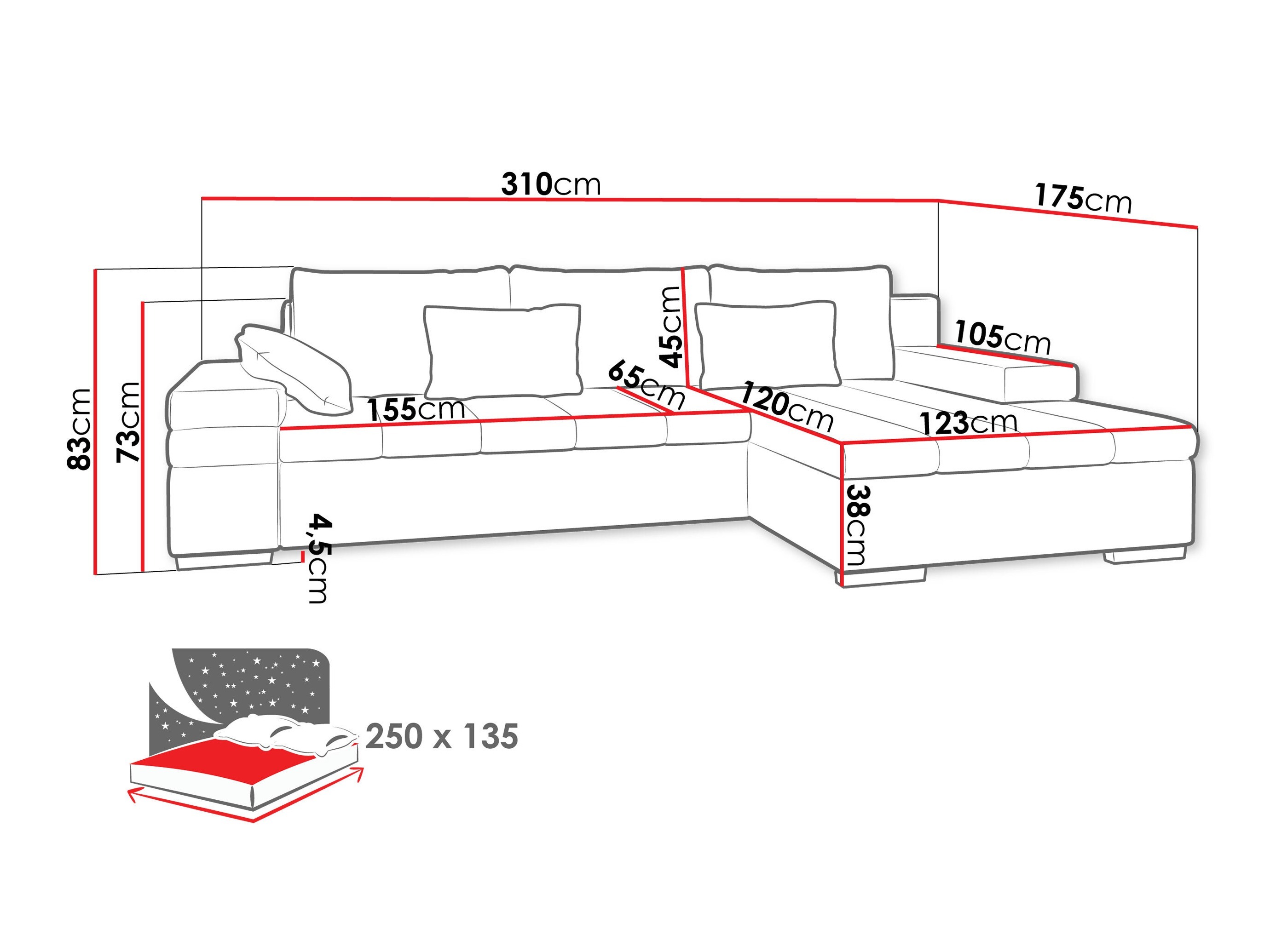 Colțar Comfivo Olivetum (Stânga)