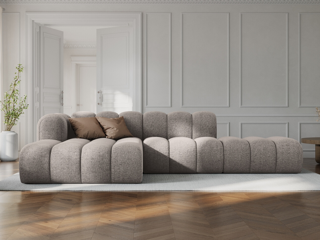 Colțar modular Cirleve 105 (Eden 04 Bej)