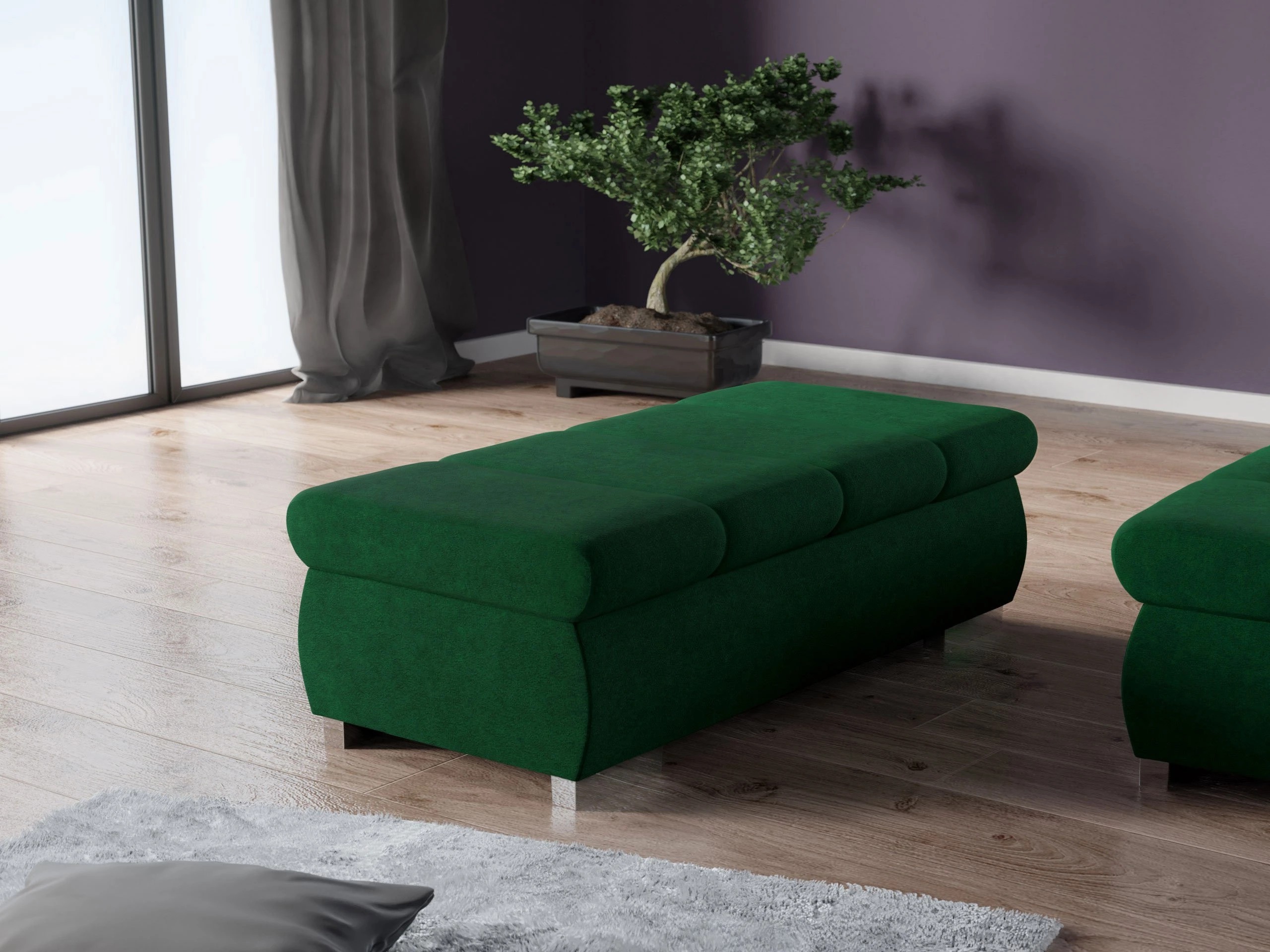 Bancă tapițată Comfivo Olivetum I (Uttario Velvet 2951)
