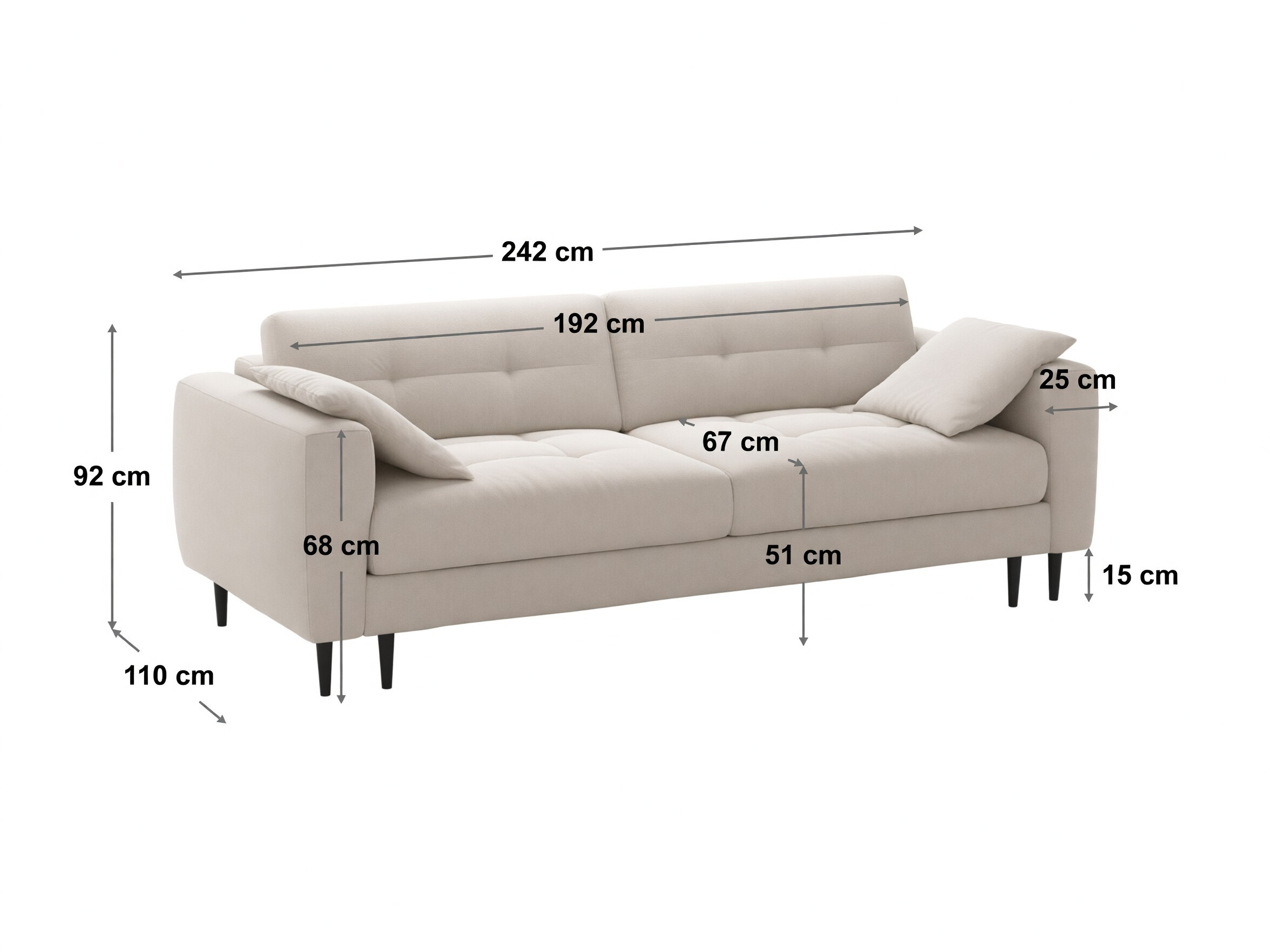 Canapea extensibilă Sermoro 111 (Salvador 19)