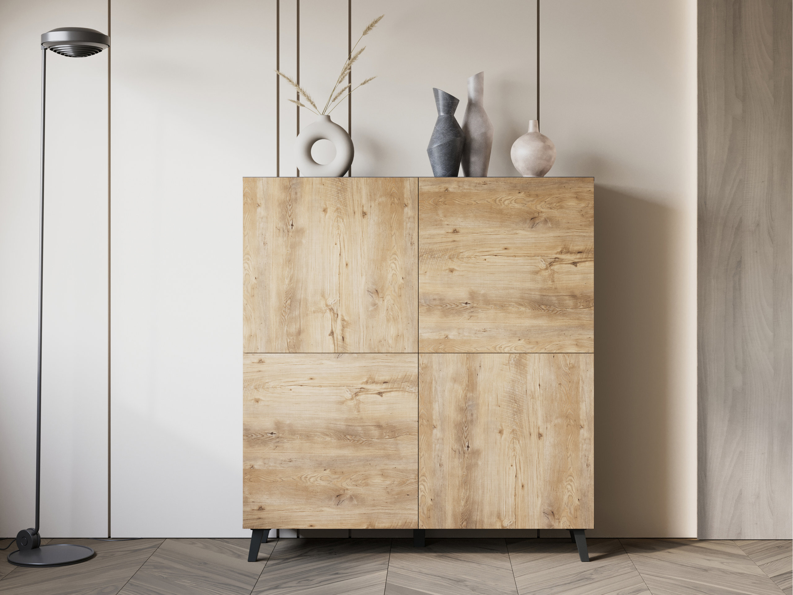 Bufet Levtive 100 (Matera gri + Castan)