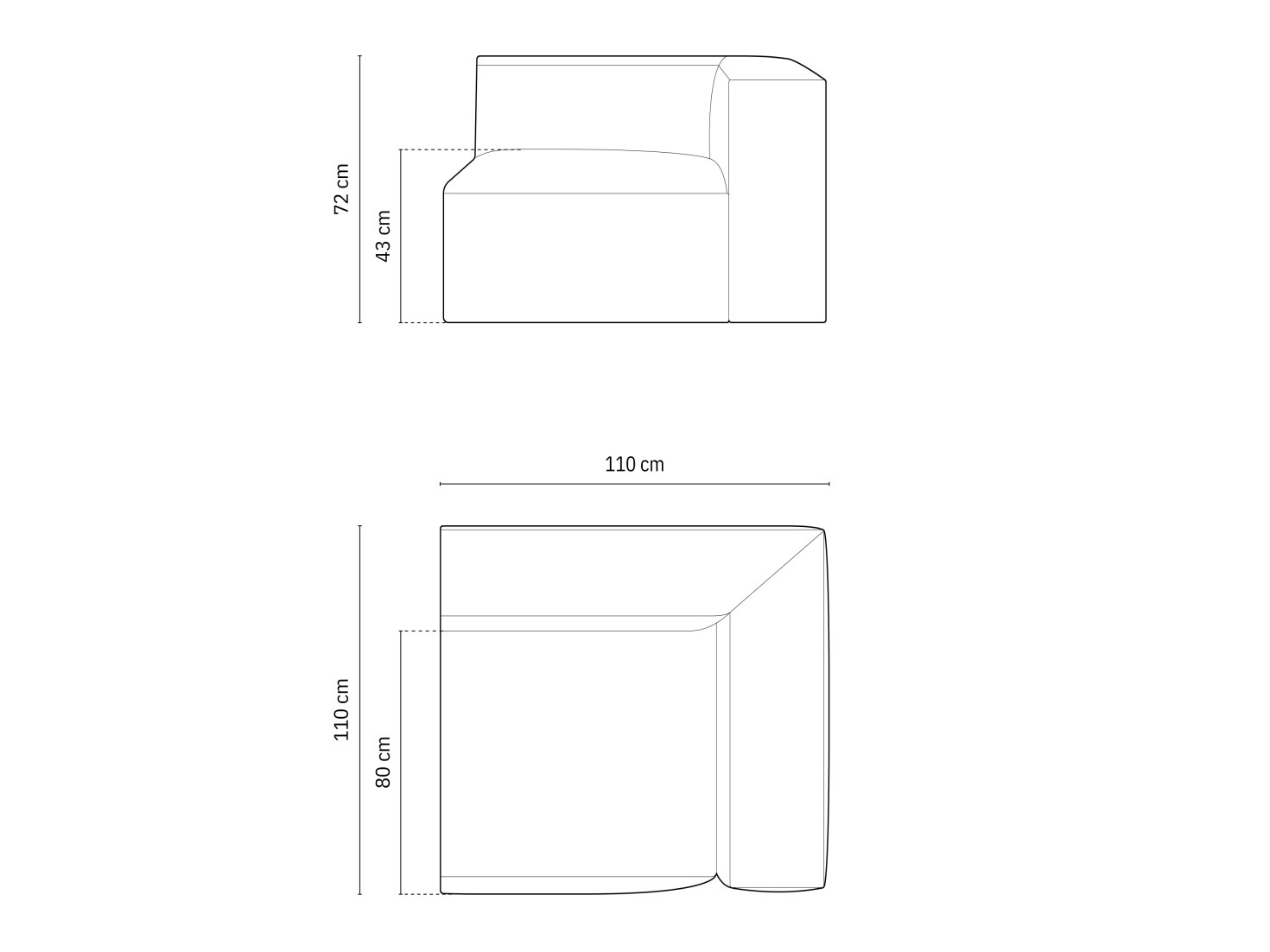 Sistem modular de șezut Sonsore 111 (Liberty 05)