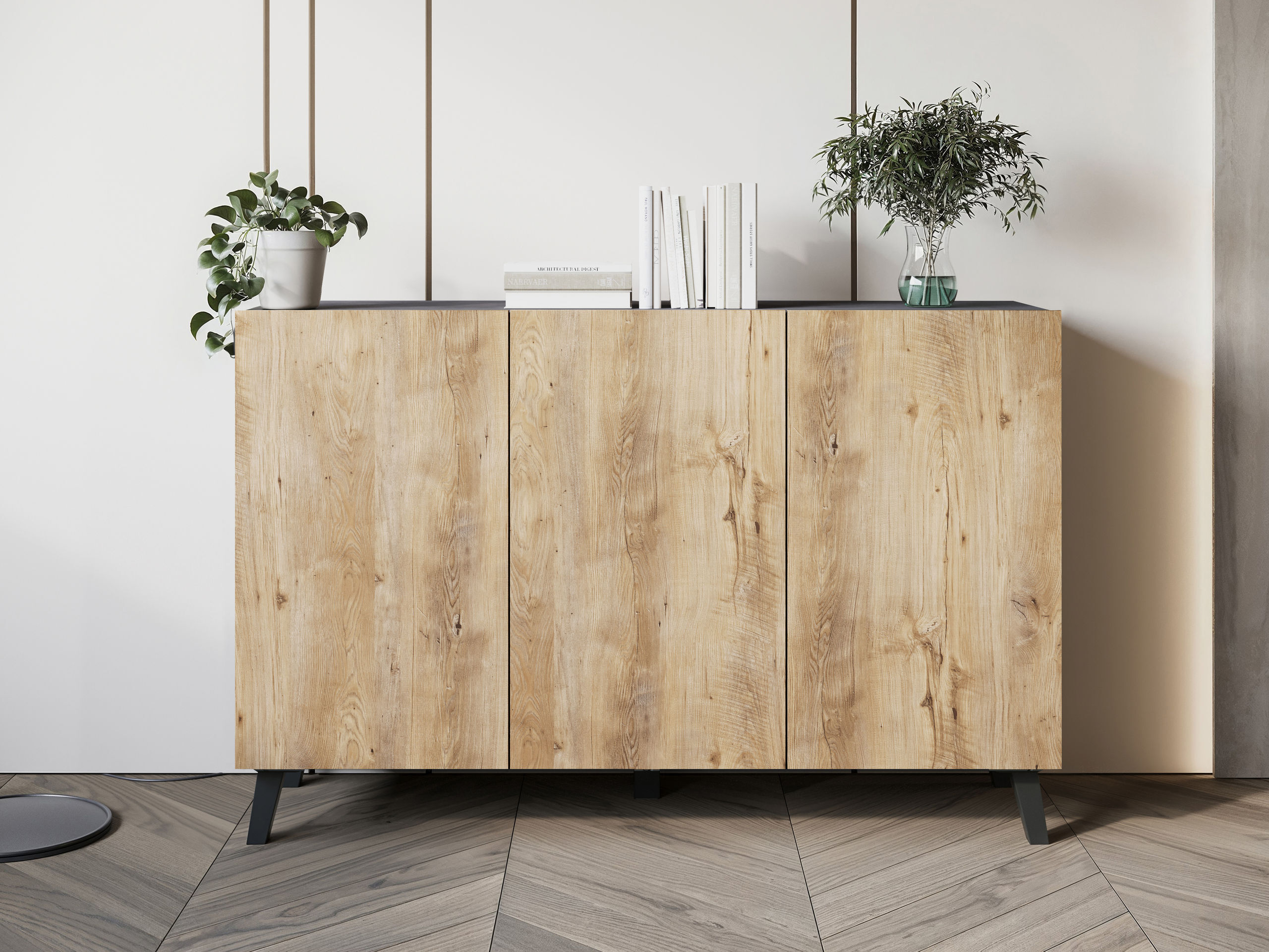 Bufet Levtive 102 (Matera gri + Castan)