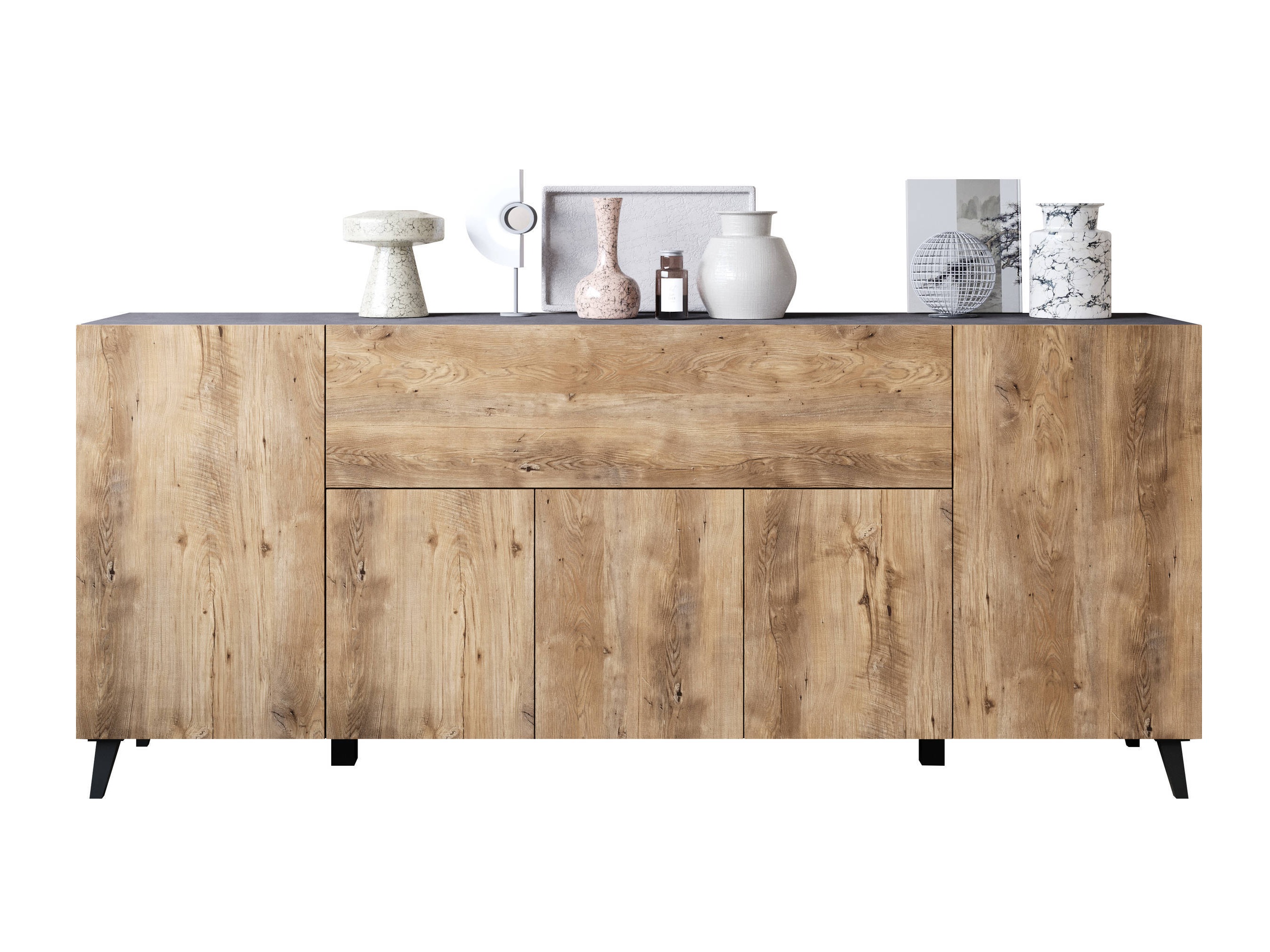 Bufet Levtive 103 (Matera gri + Castan)