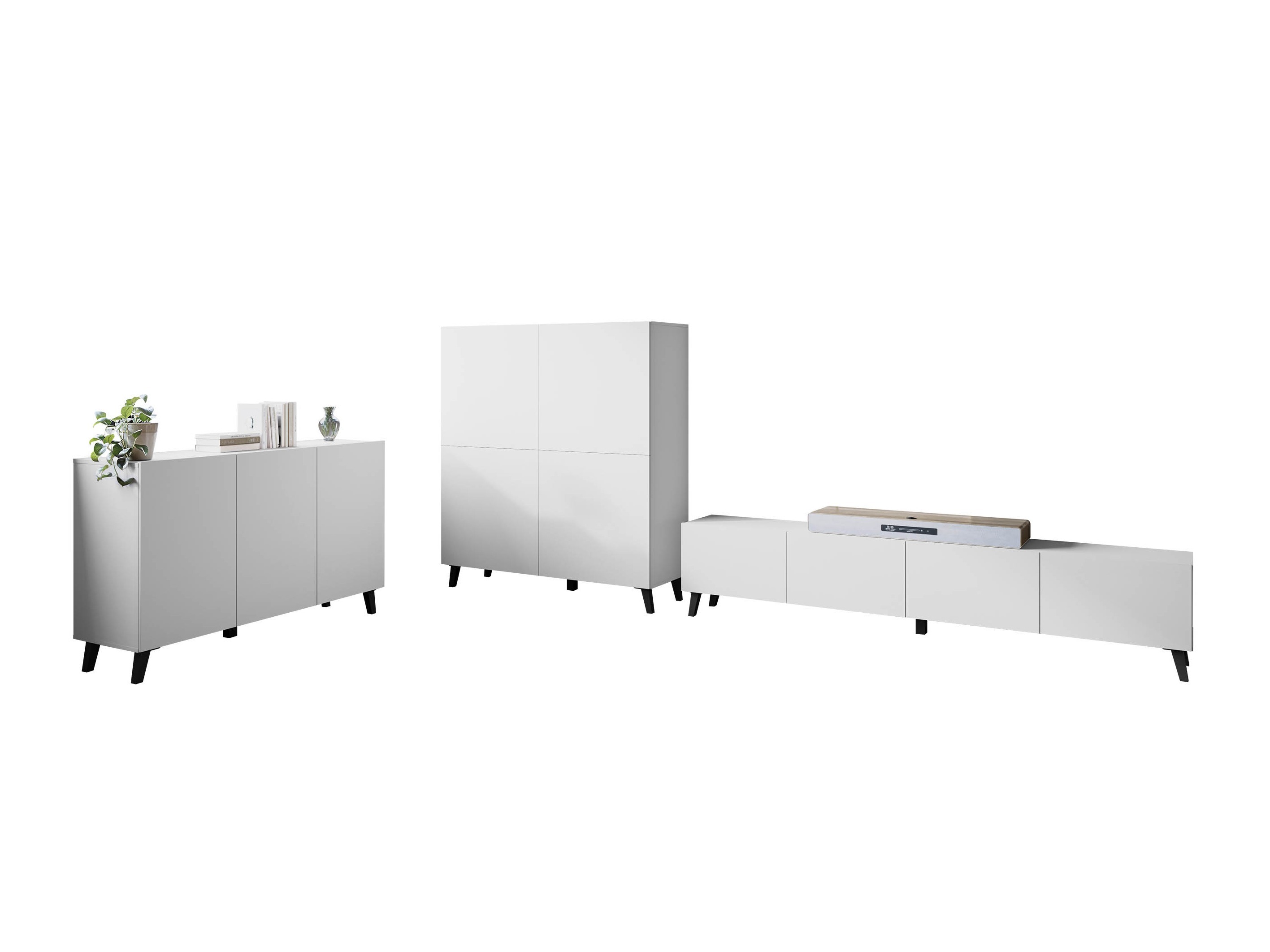 Set de living Levtive 105 (Alb)