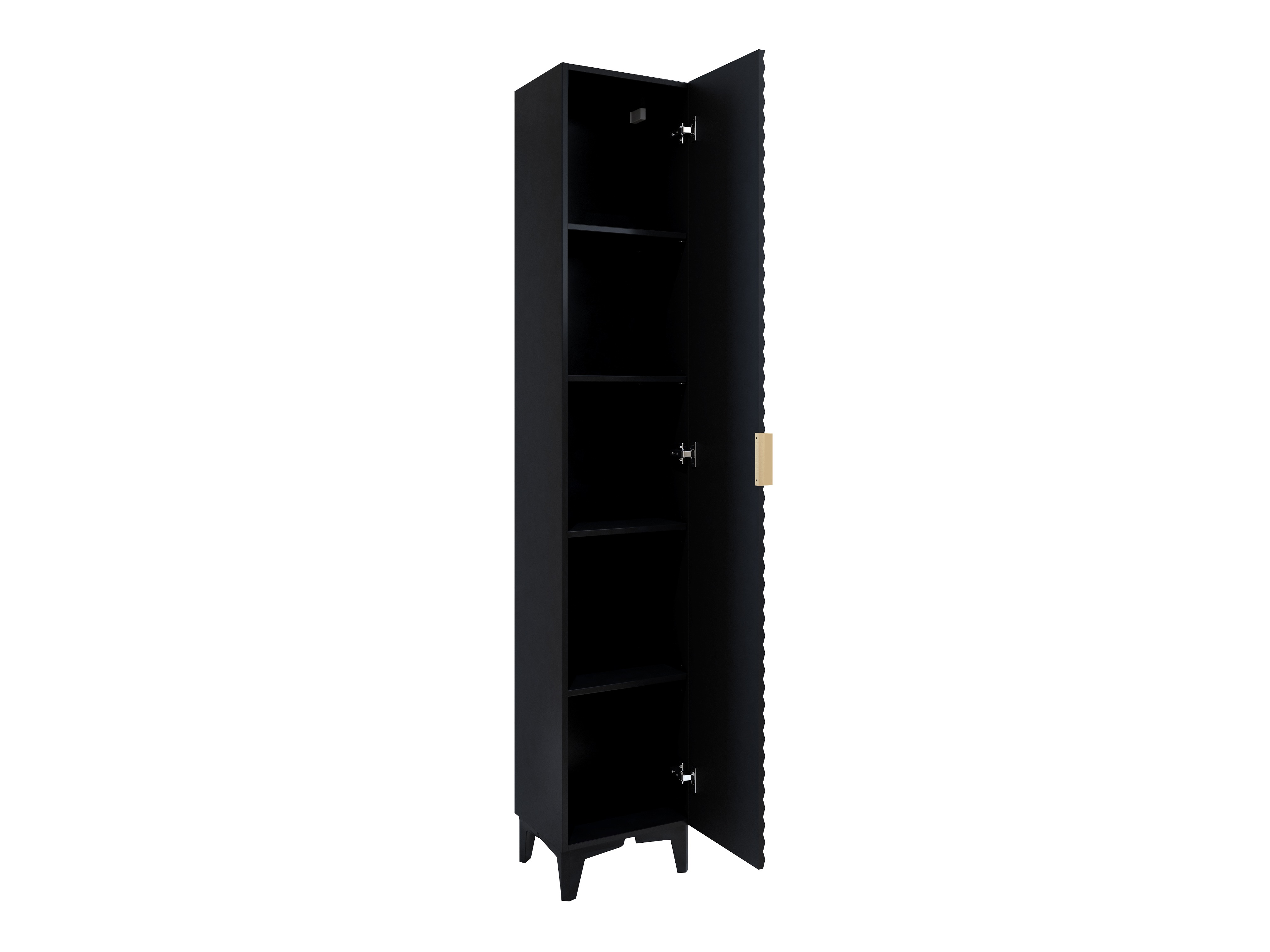 Cabinet de baie neancorat Liretu 100 (Negru)