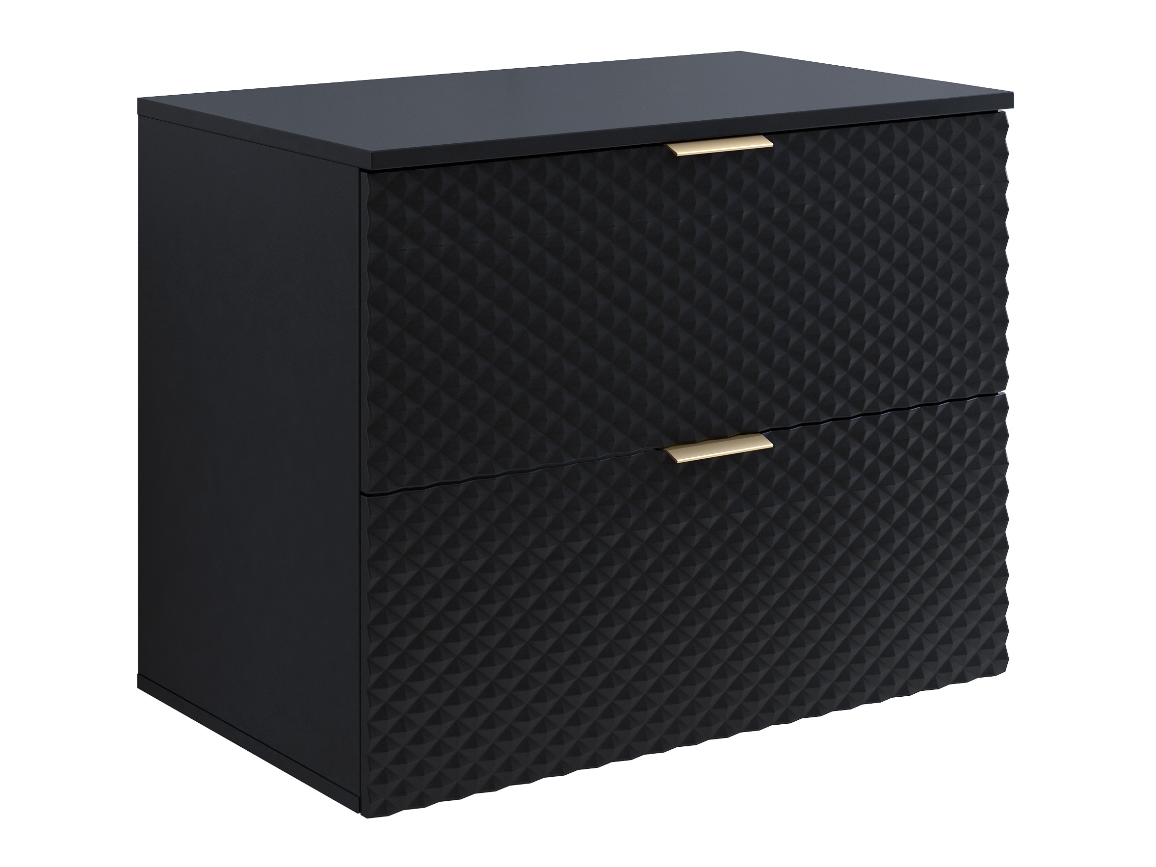 Cabinet atârnat pentru baie Liretu 107 (Negru)