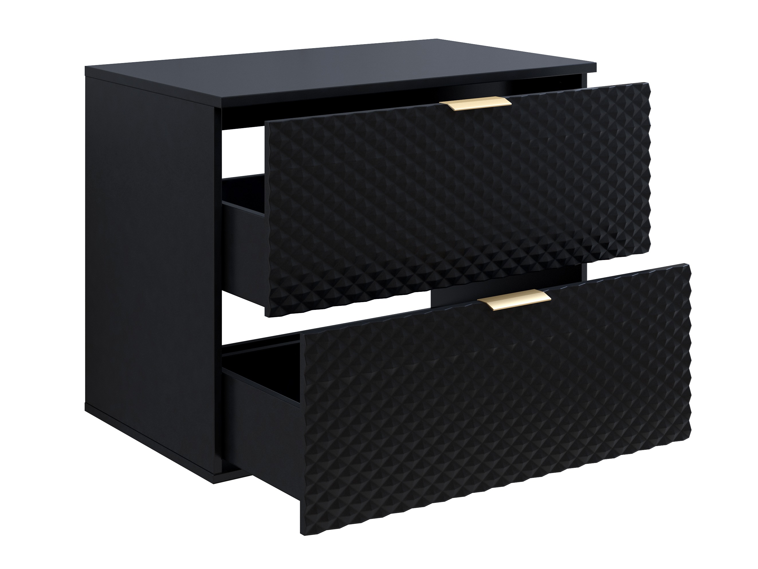 Cabinet atârnat pentru baie Liretu 107 (Negru)