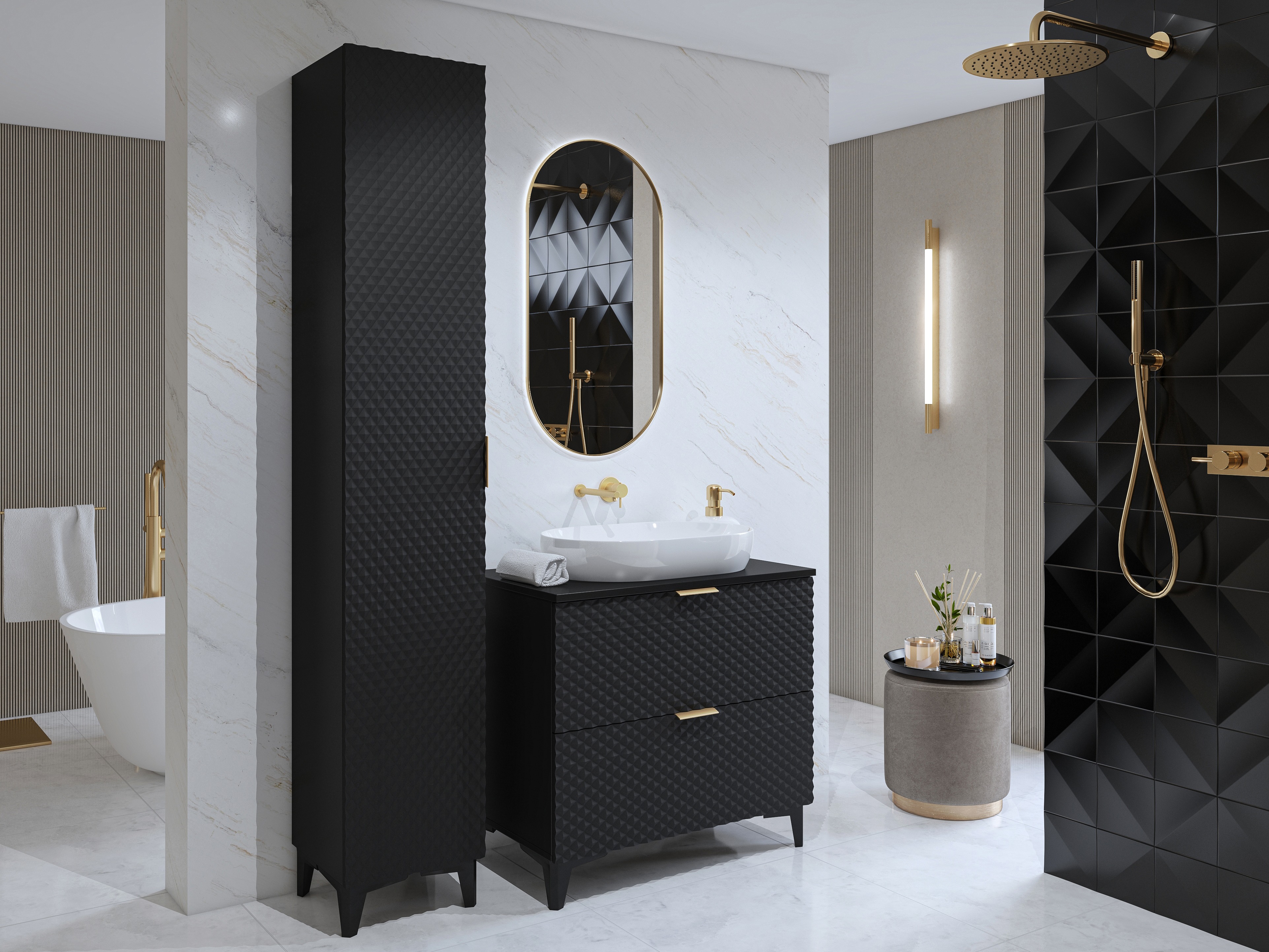 Set baie Liretu 104 (Negru)