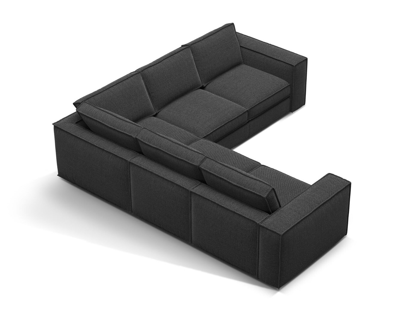 Colțar modular Dalodei 113 (Babel Black)