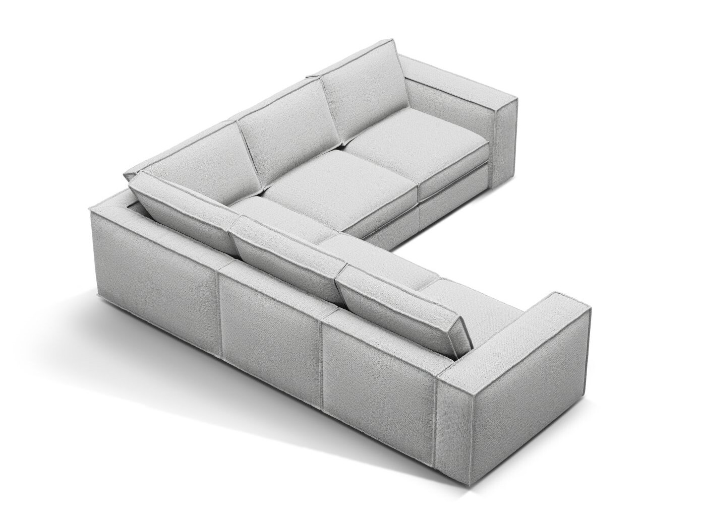 Colțar modular Dalodei 113 (Babel Light grey)