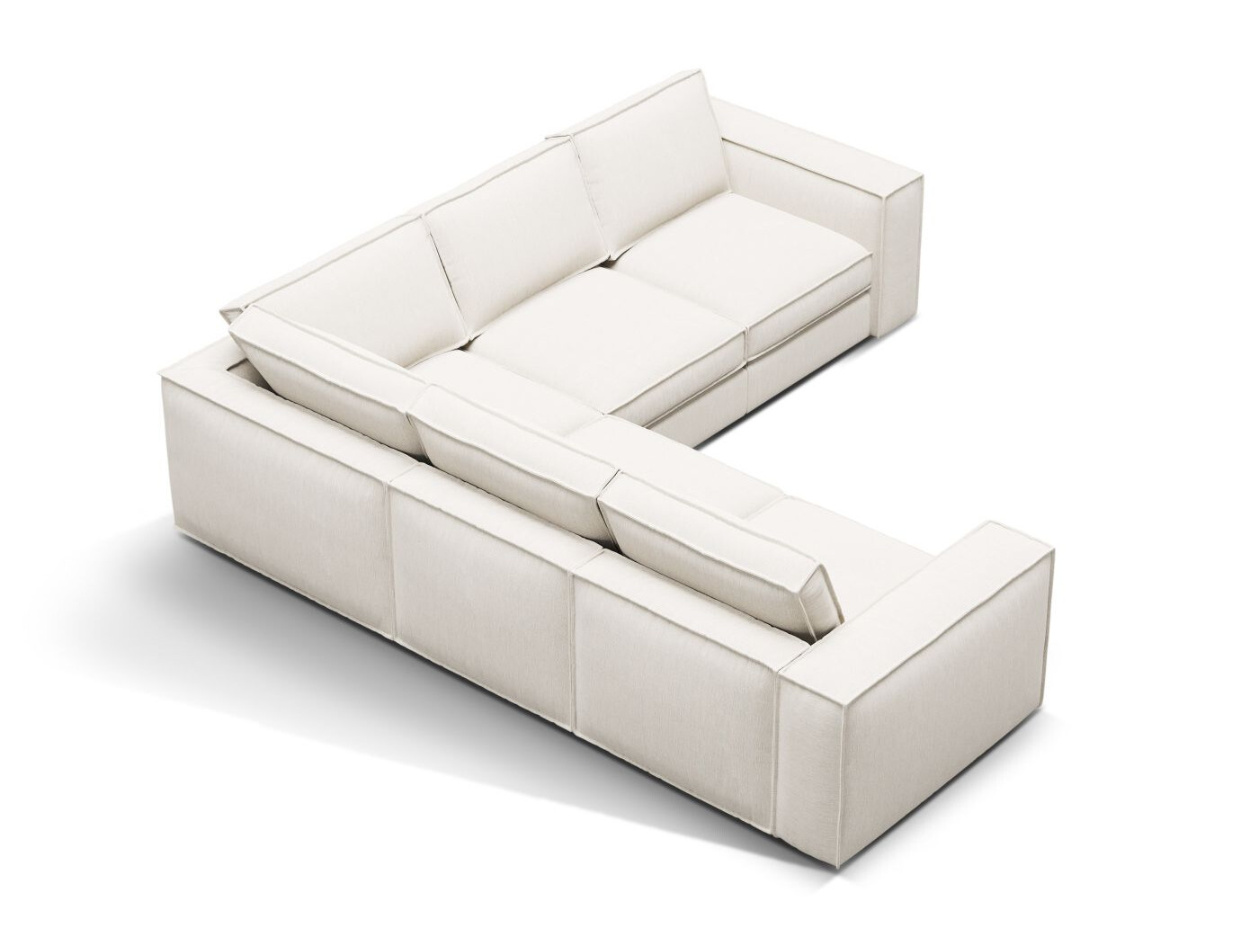 Colțar modular Dalodei 113 (Babel White)