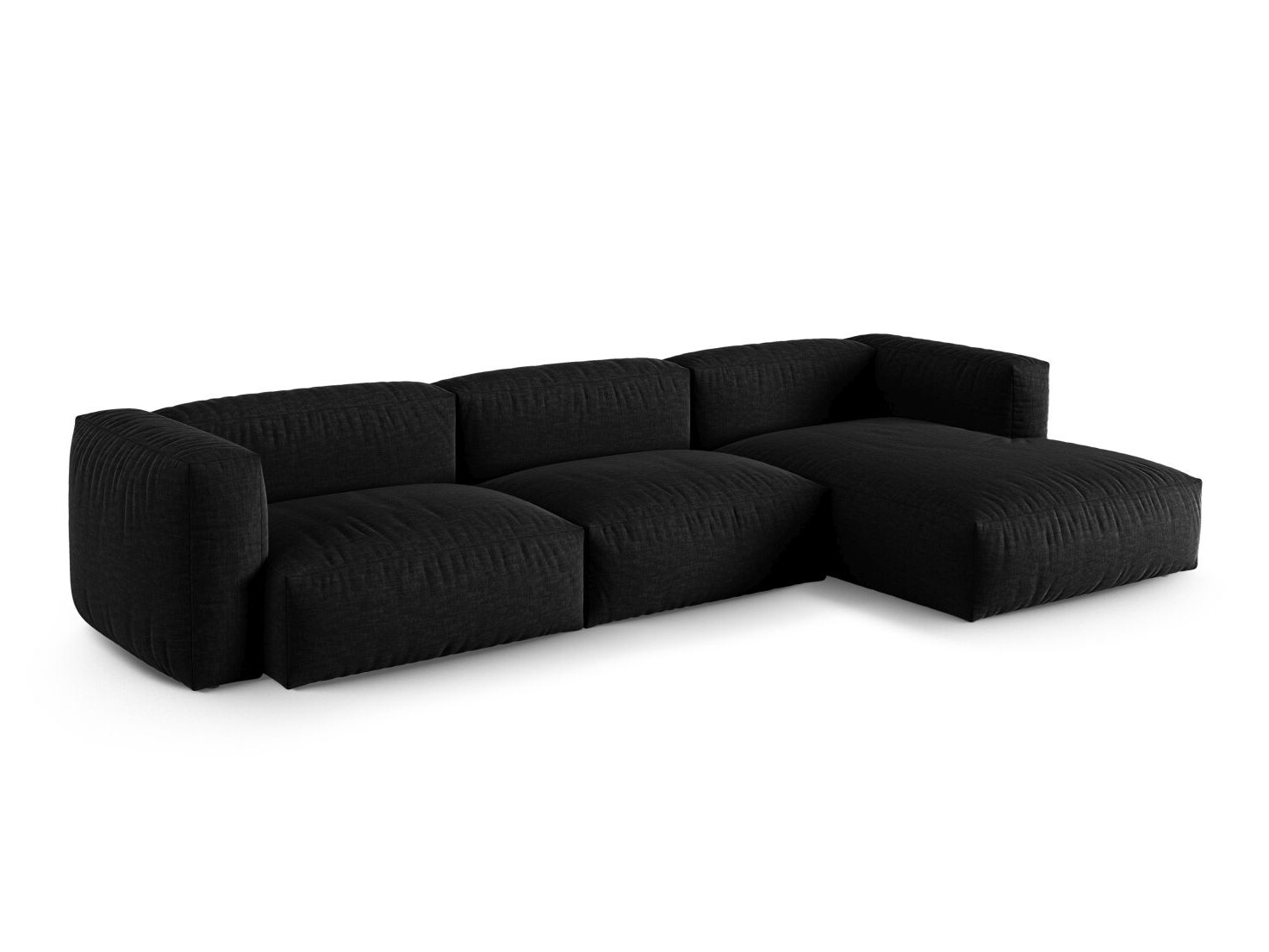 Colțar modular Sorcoro 121 (Boston Black)