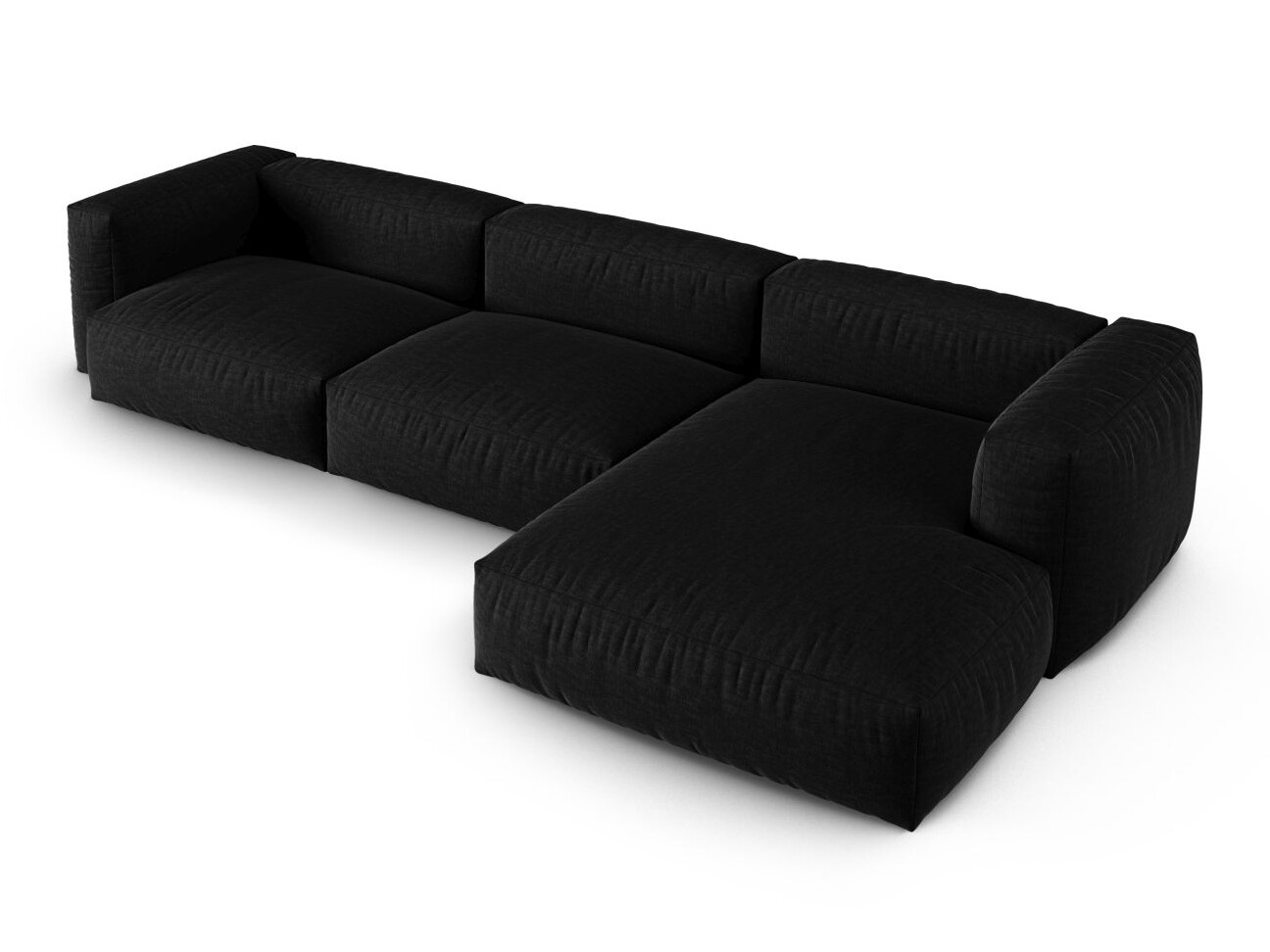 Colțar modular Sorcoro 121 (Boston Black)