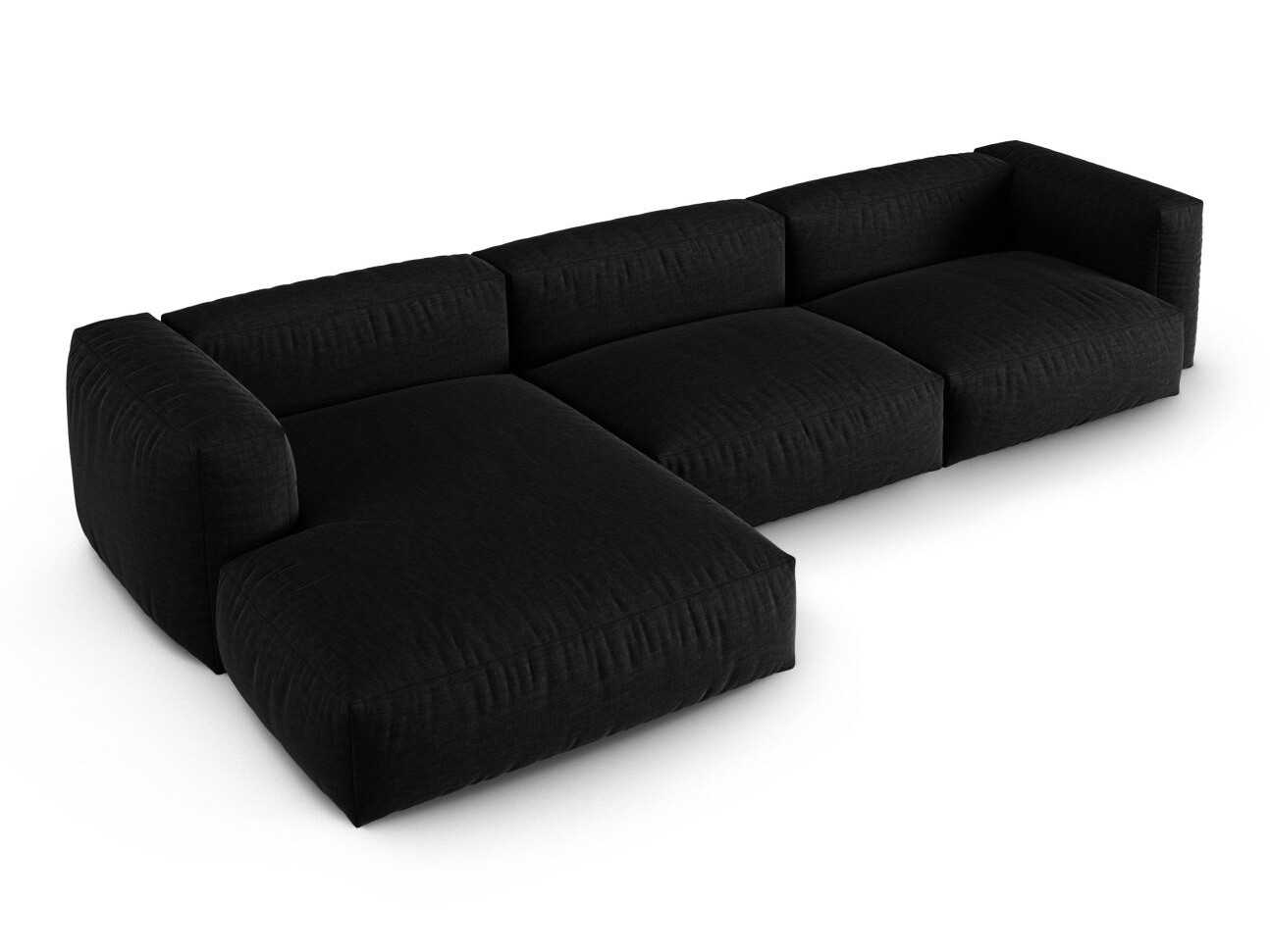 Colțar modular Sorcoro 121 (Boston Black)