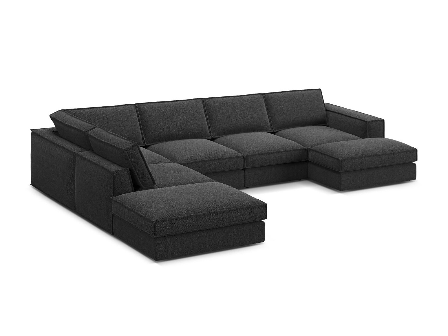 Colțar modular Dalodei 114 (Babel Black)