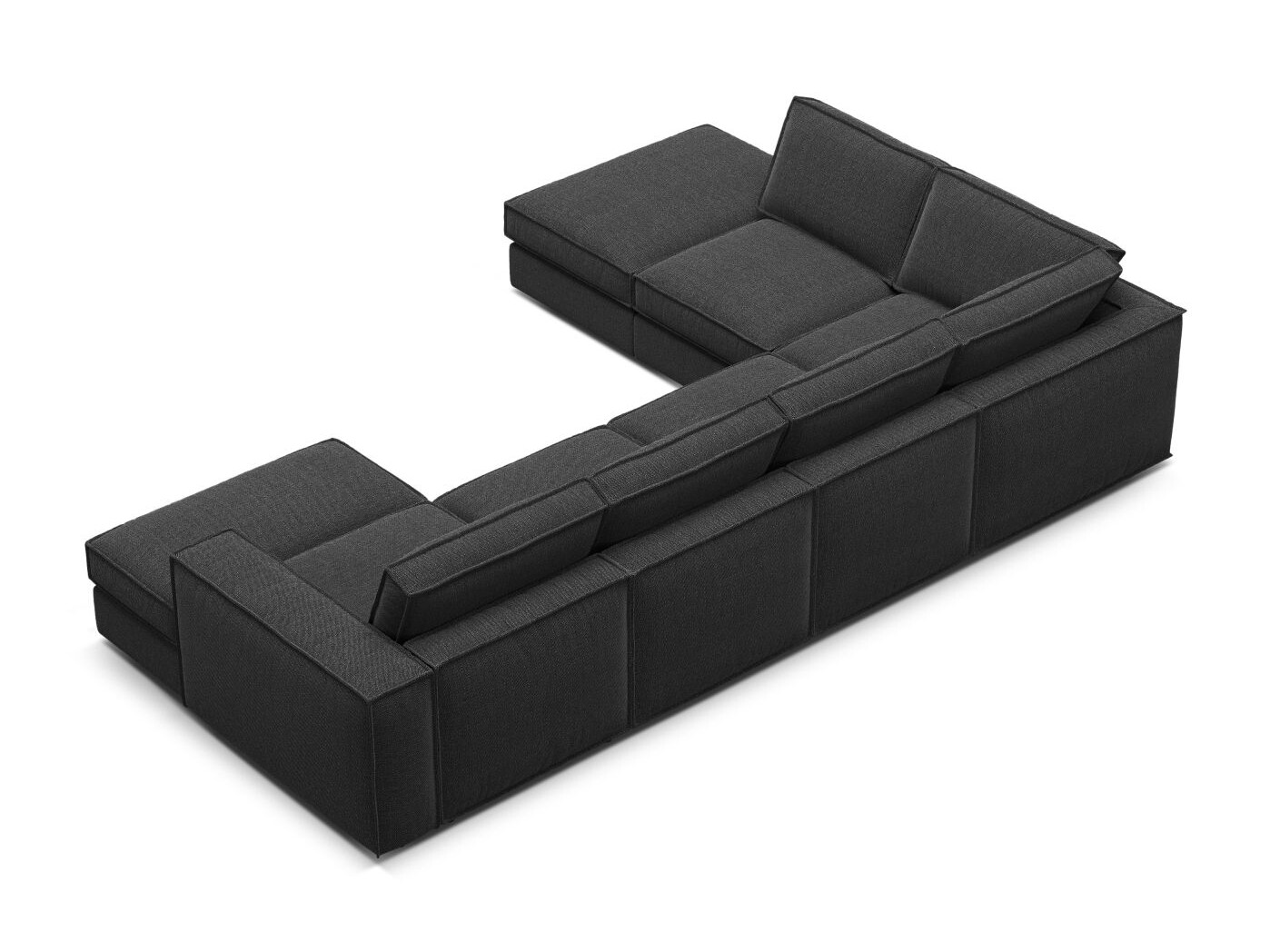 Colțar modular Dalodei 114 (Babel Black)