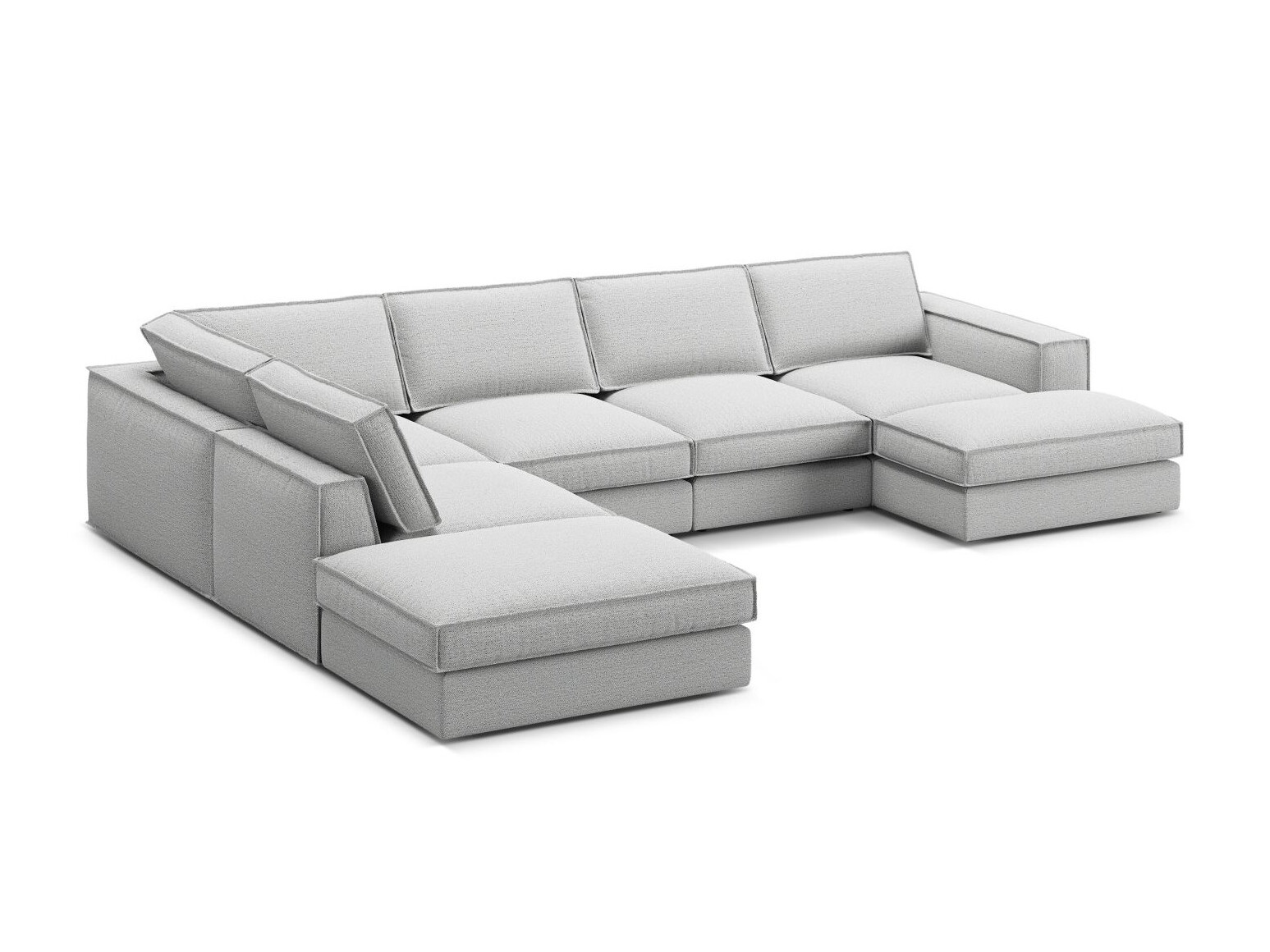 Colțar modular Dalodei 114 (Babel Light grey)