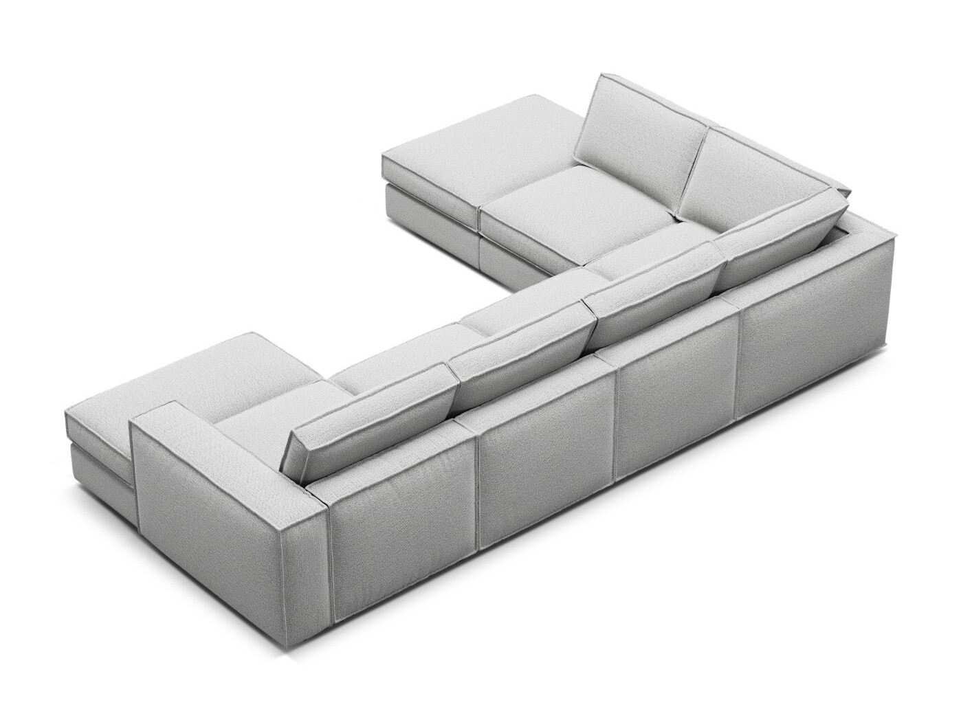 Colțar modular Dalodei 114 (Babel Light grey)