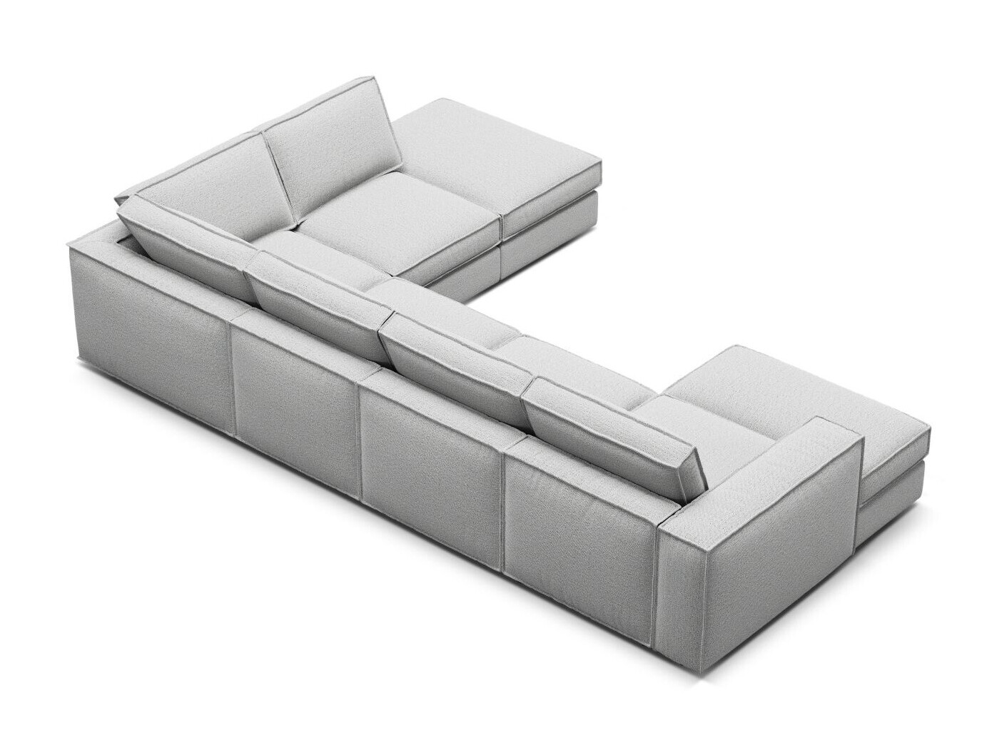 Colțar modular Dalodei 114 (Babel Light grey)